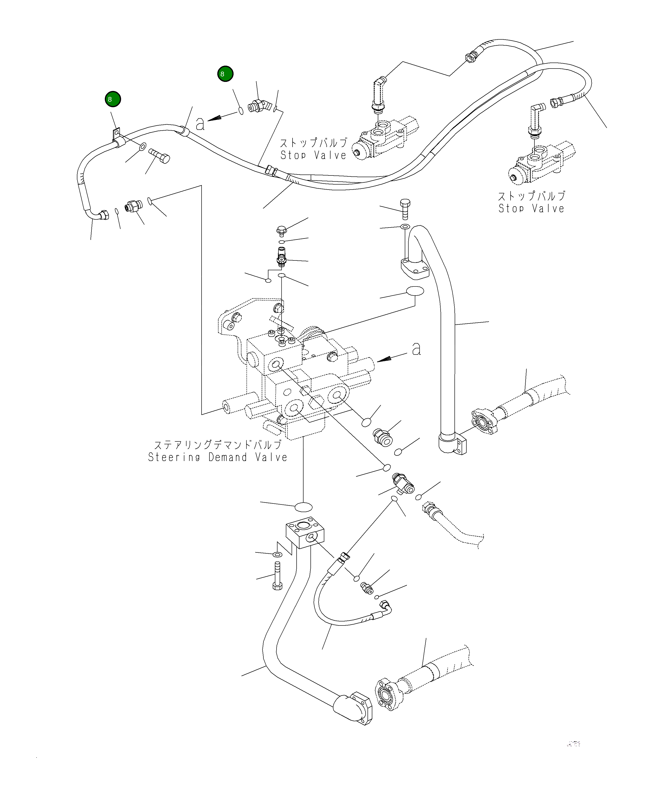 Шланг 423-62-53240 Komatsu