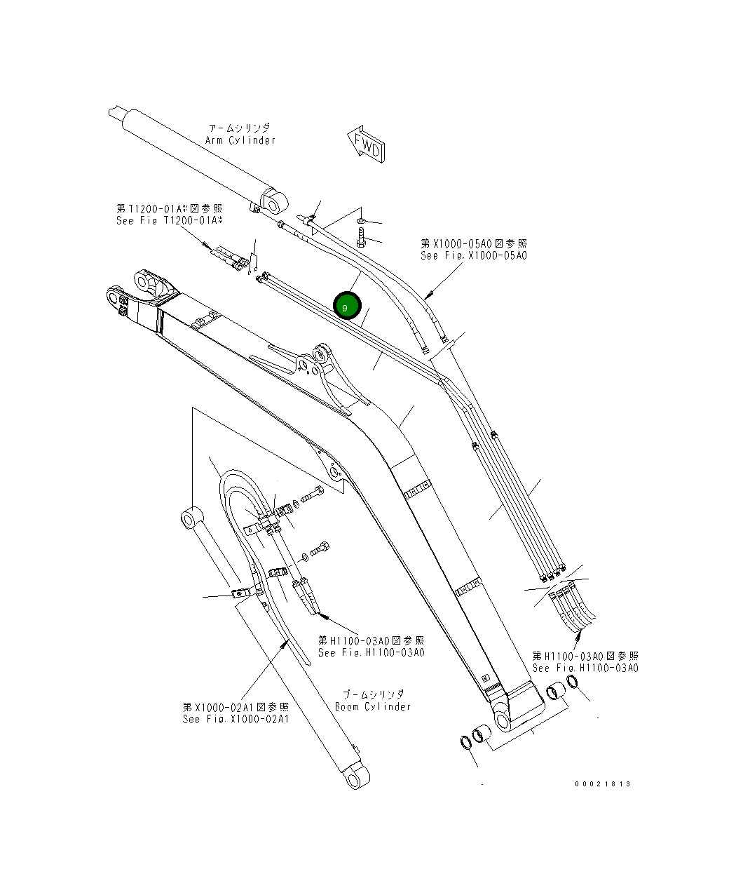 Шланг 22L-62-23221 Komatsu