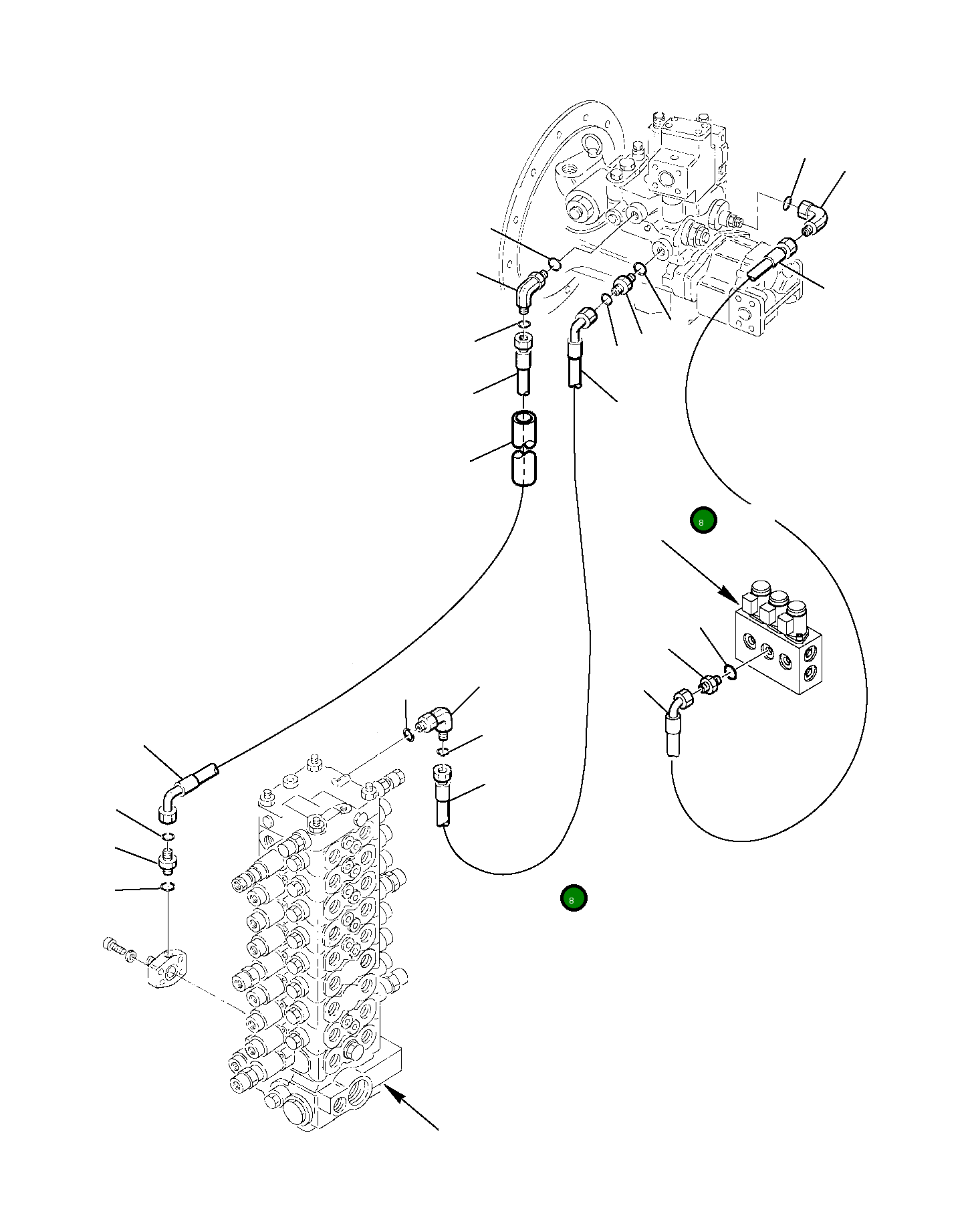 Шланг 22E-09-12940 Komatsu