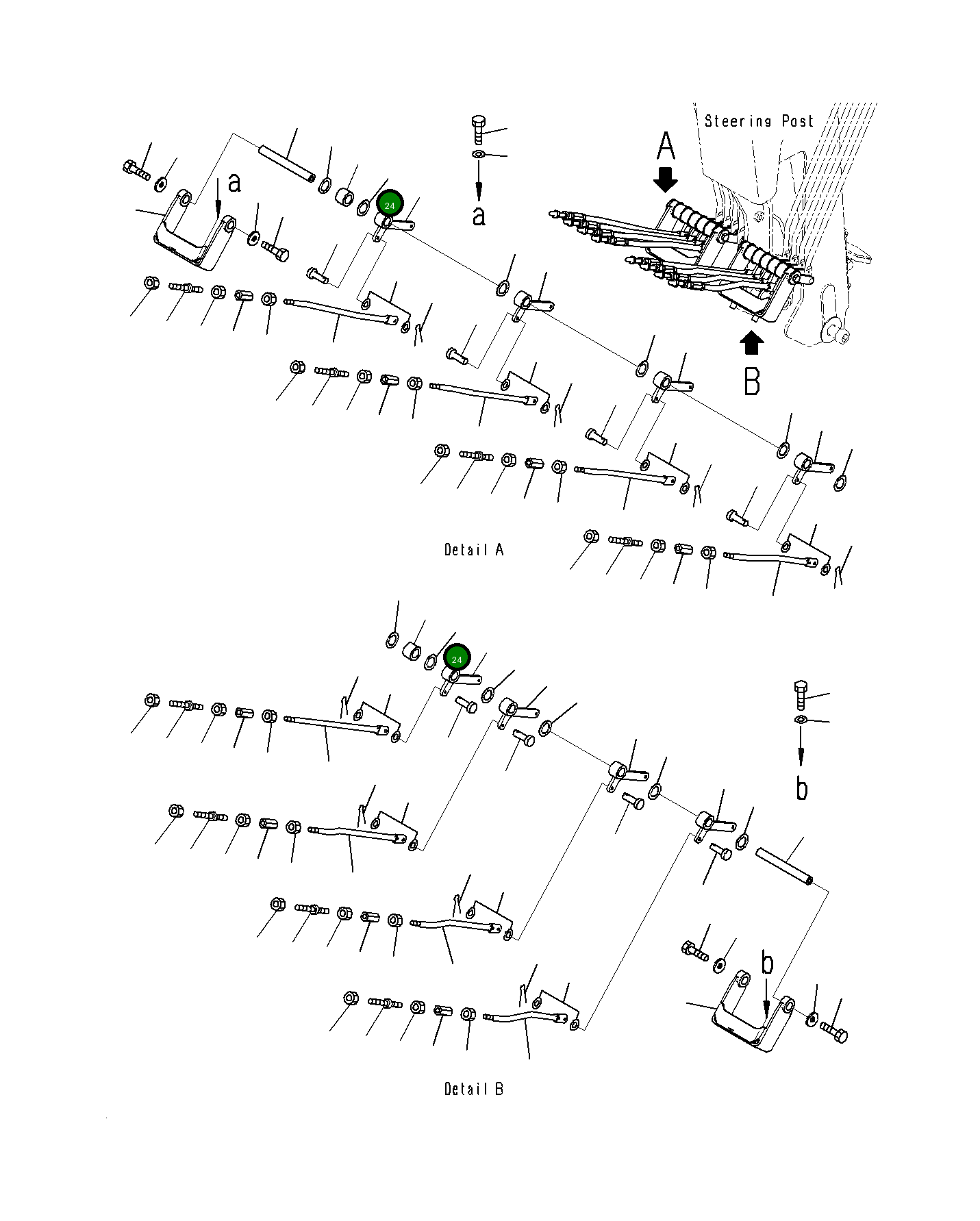 Втулка 23B-43-72380 Komatsu