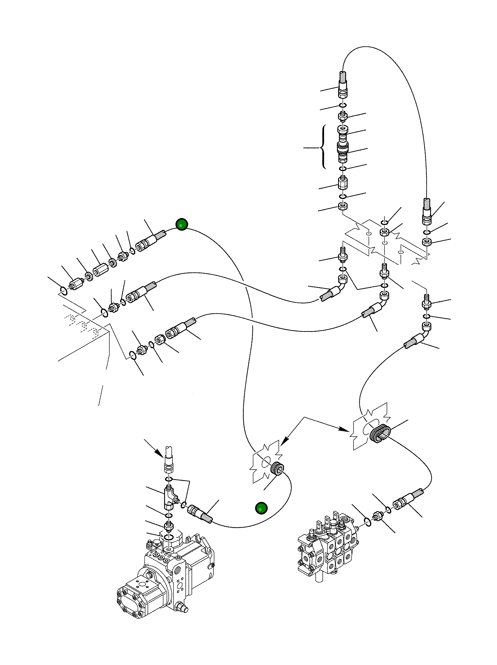 Шланг 392400014 Komatsu