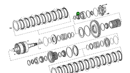 Внутреннее кольцо подшипника 0750 117 729 Komatsu