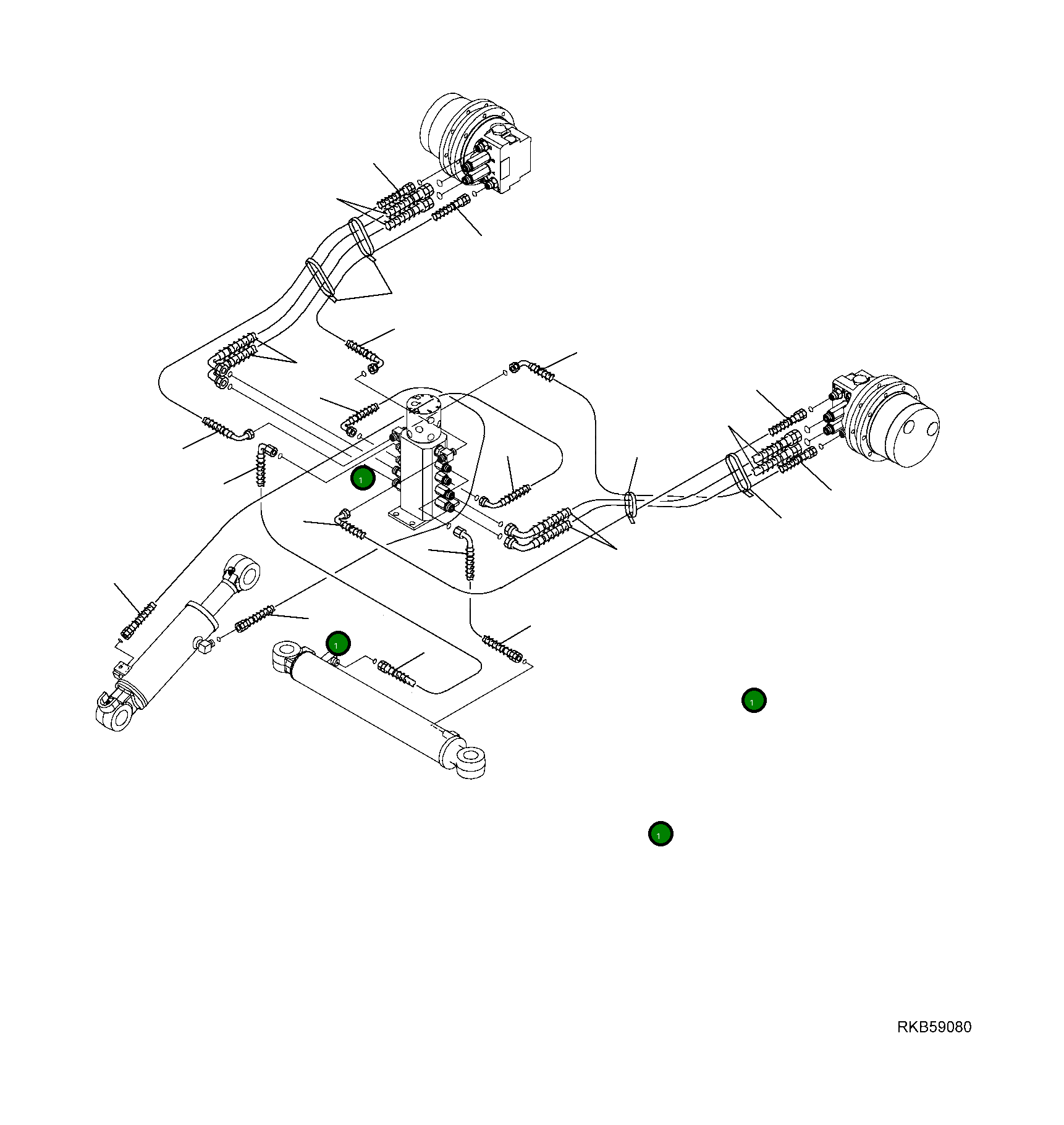 Шланг 22J-62-R5210 Komatsu