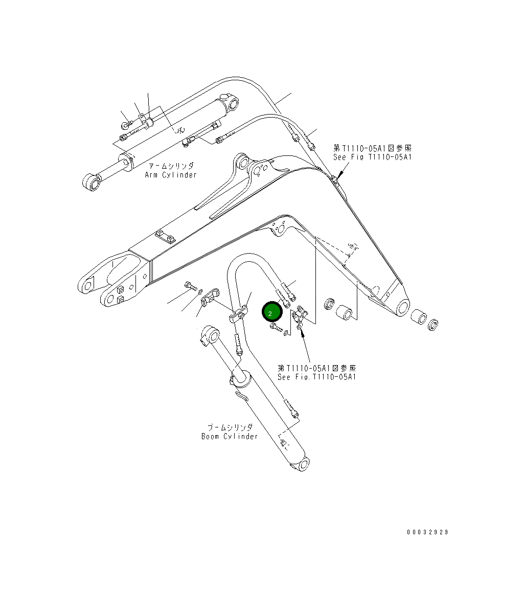 Шланг 22L-62-18322 Komatsu