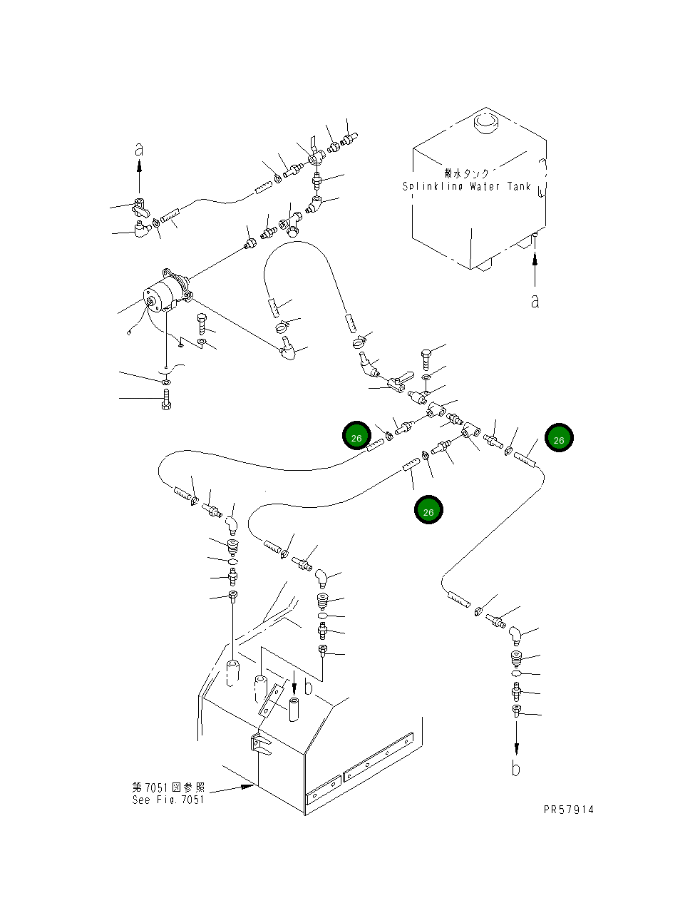 Шланг 262-71-73180 Komatsu