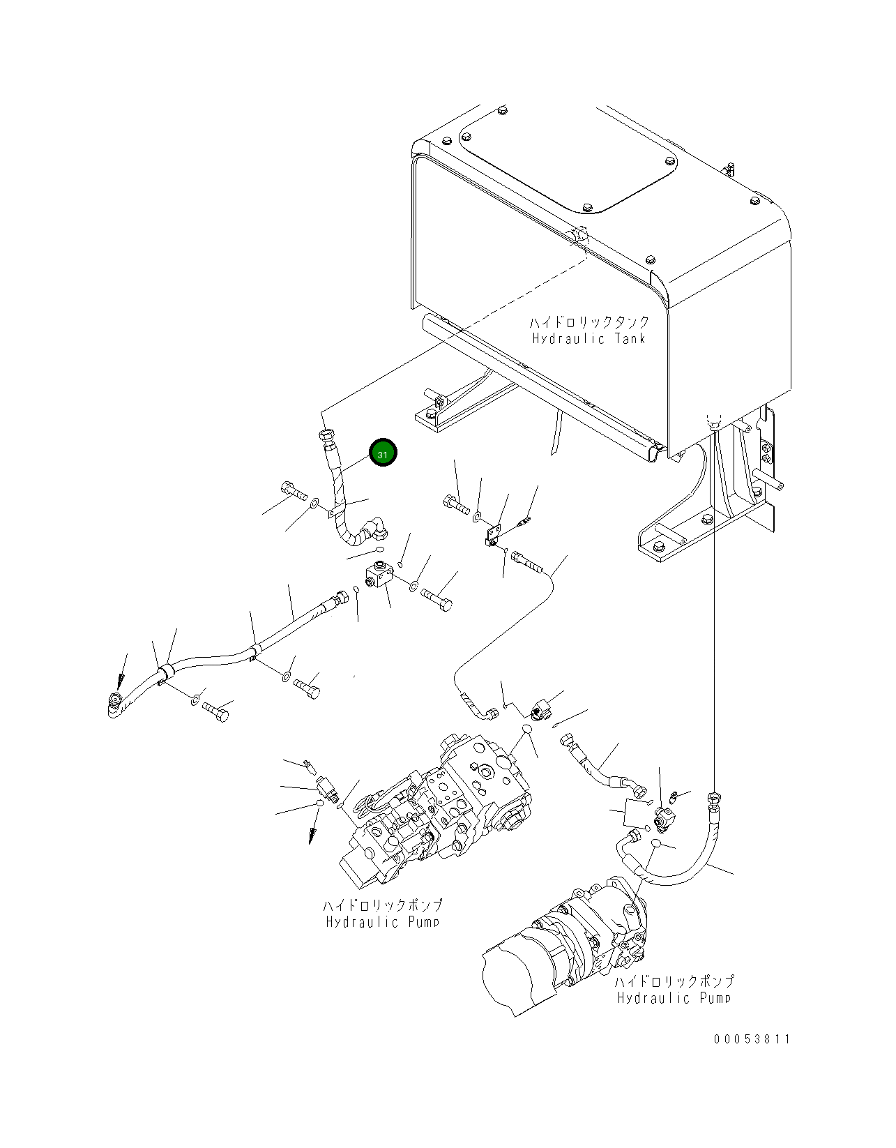 Шланг 421-62-41571 Komatsu