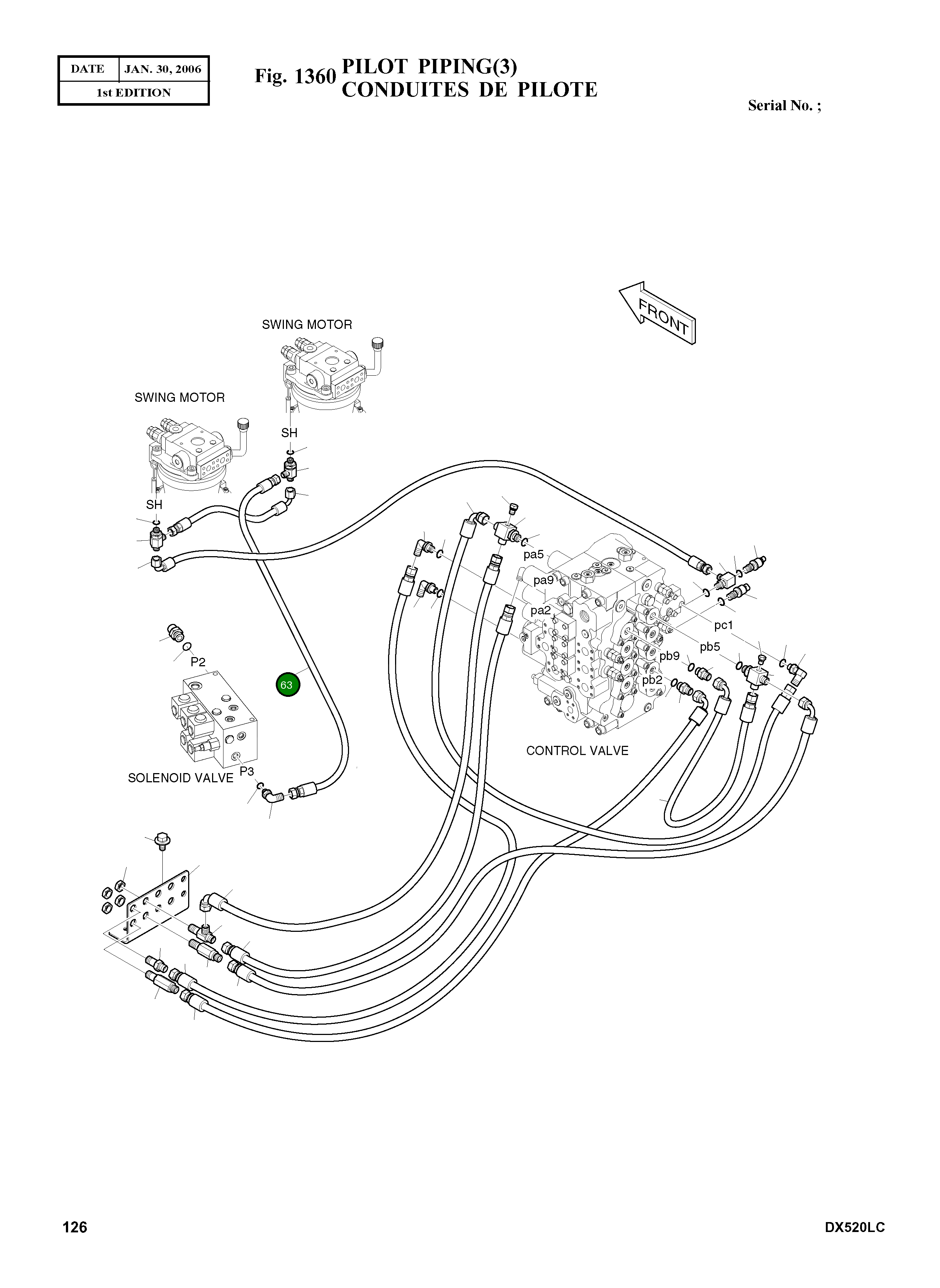 Шланг DS2094071 Komatsu