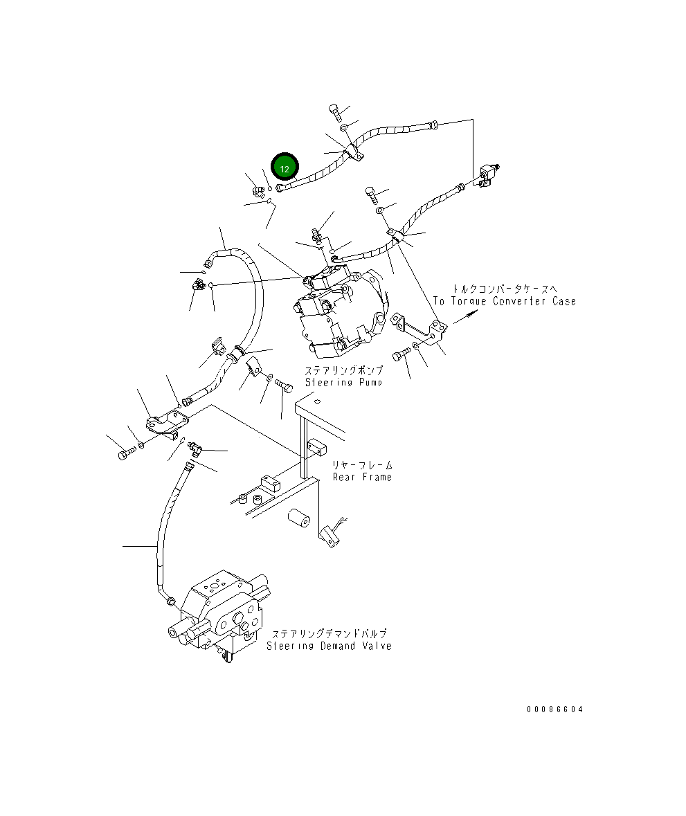 Шланг 425-62-32282 Komatsu