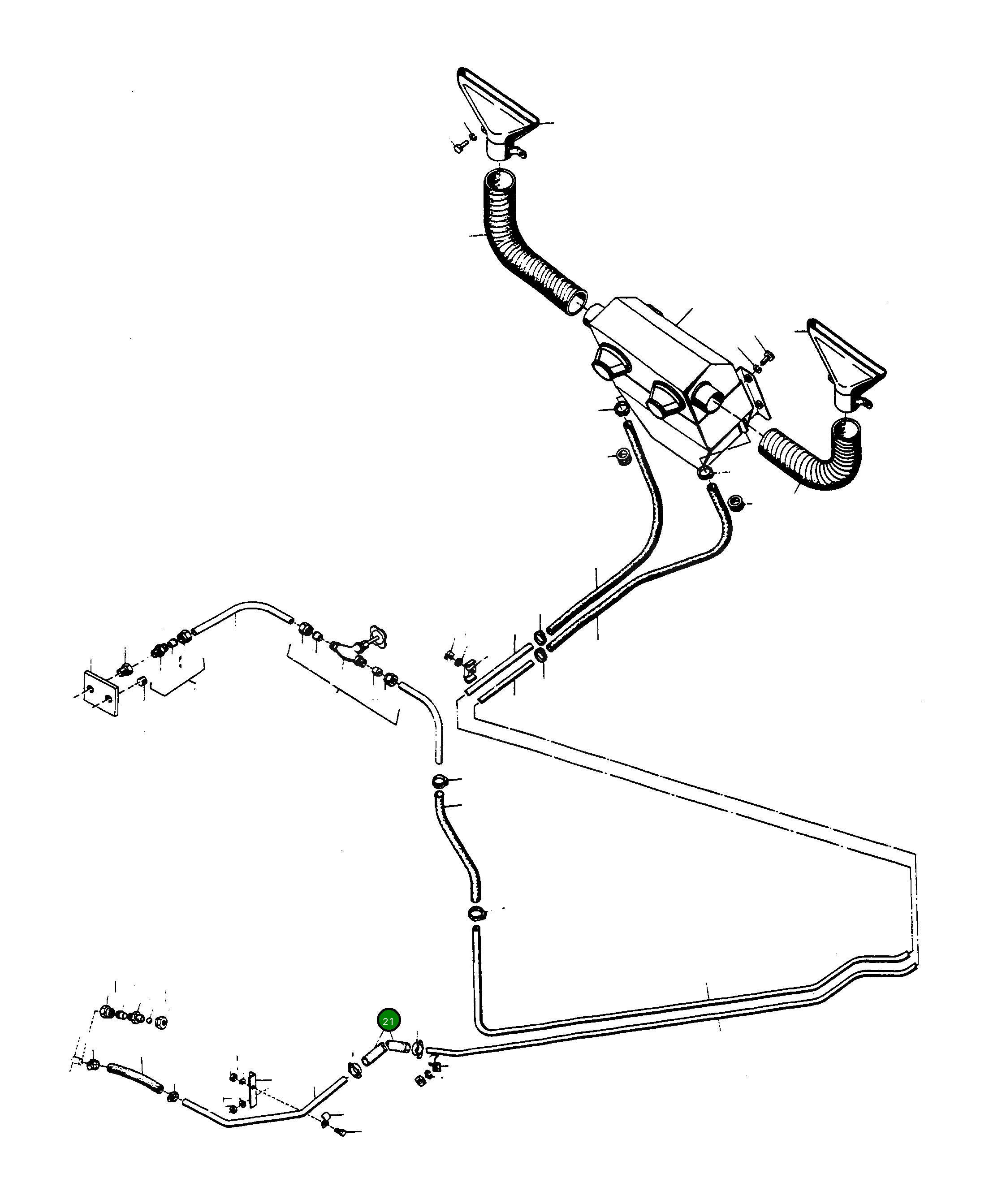 Шланг 3065999M8 Komatsu