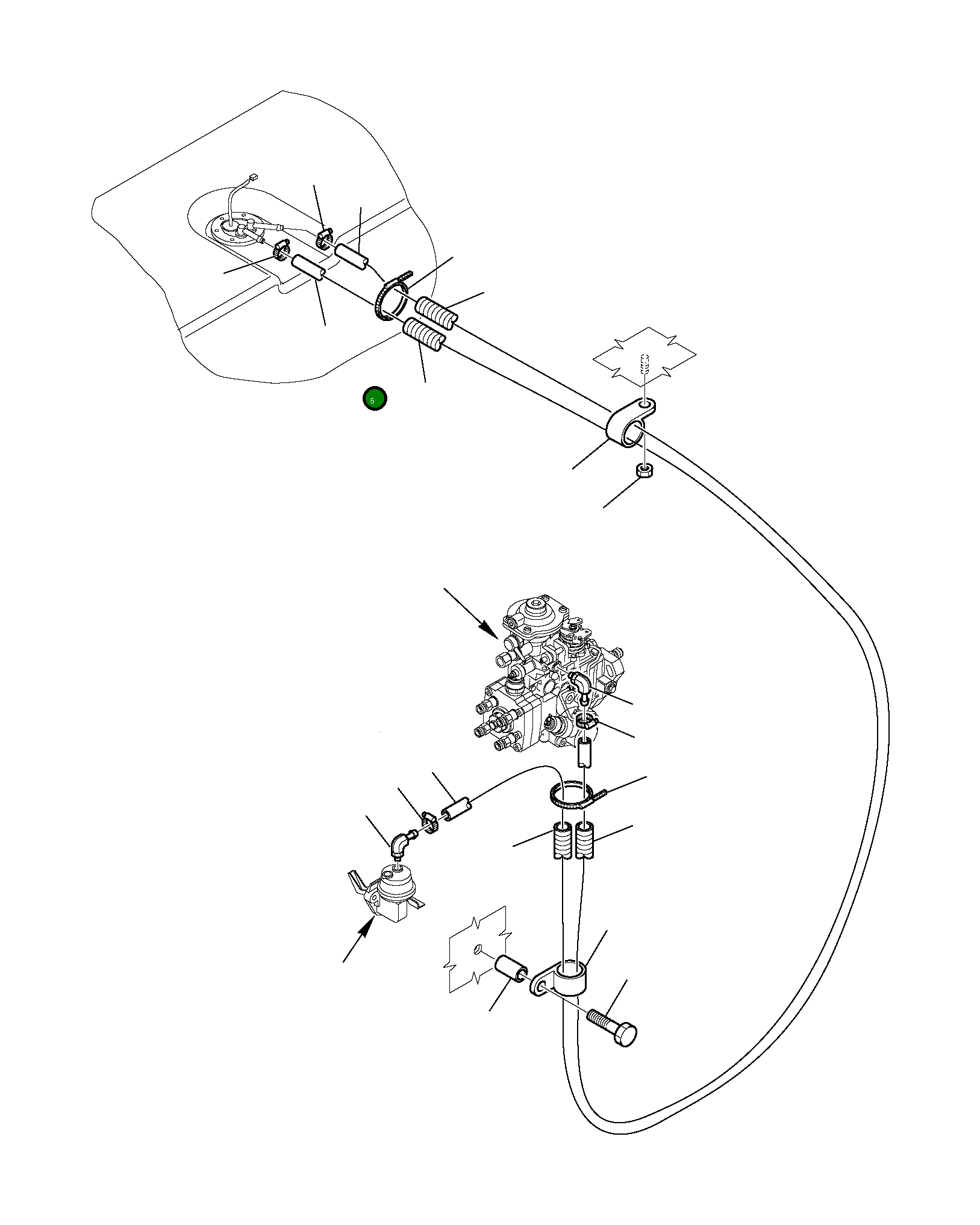 Шланг 395-04-11160 Komatsu
