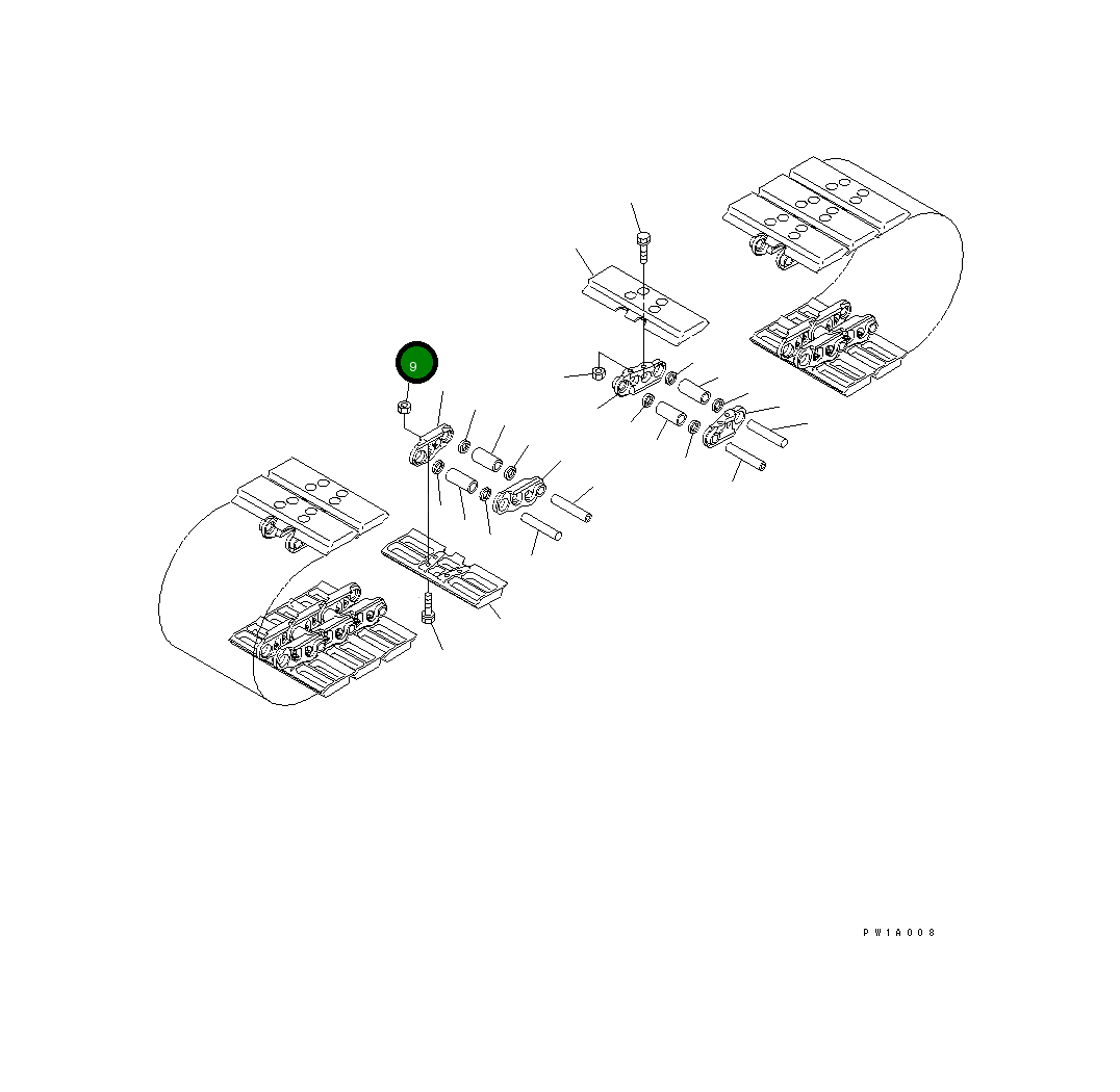 Гайка (Y0320-K03 20Y-32-31220 Komatsu