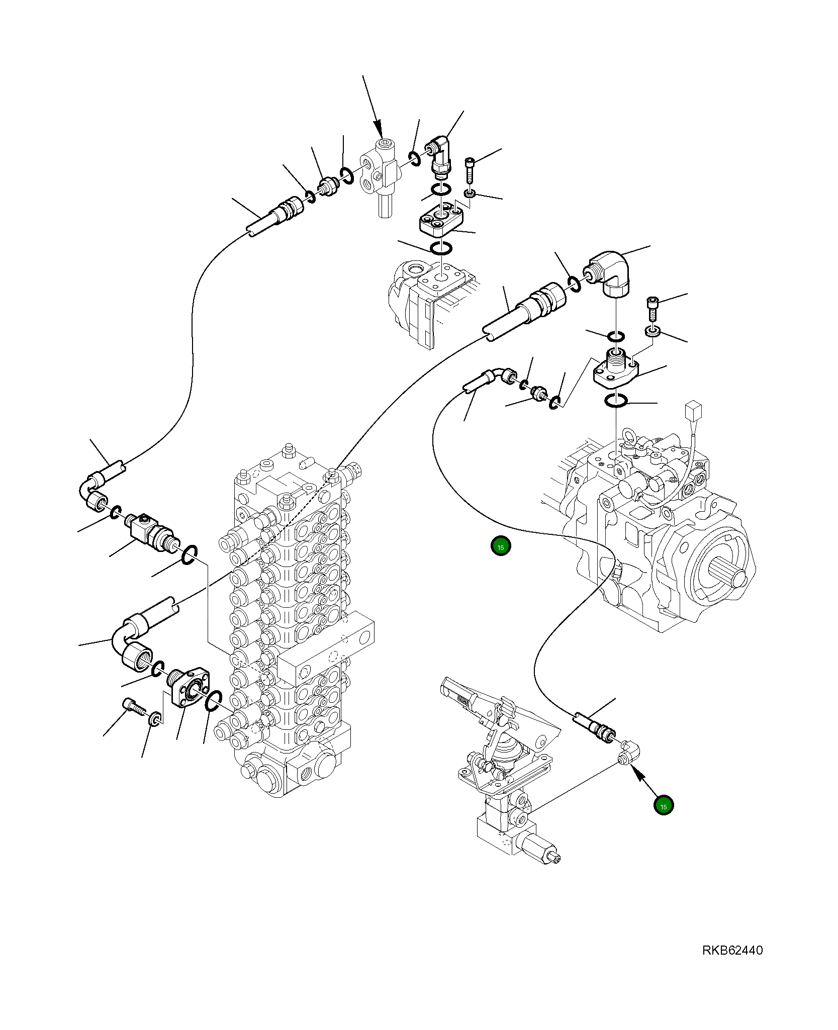 Шланг 21W-09-R1840 Komatsu
