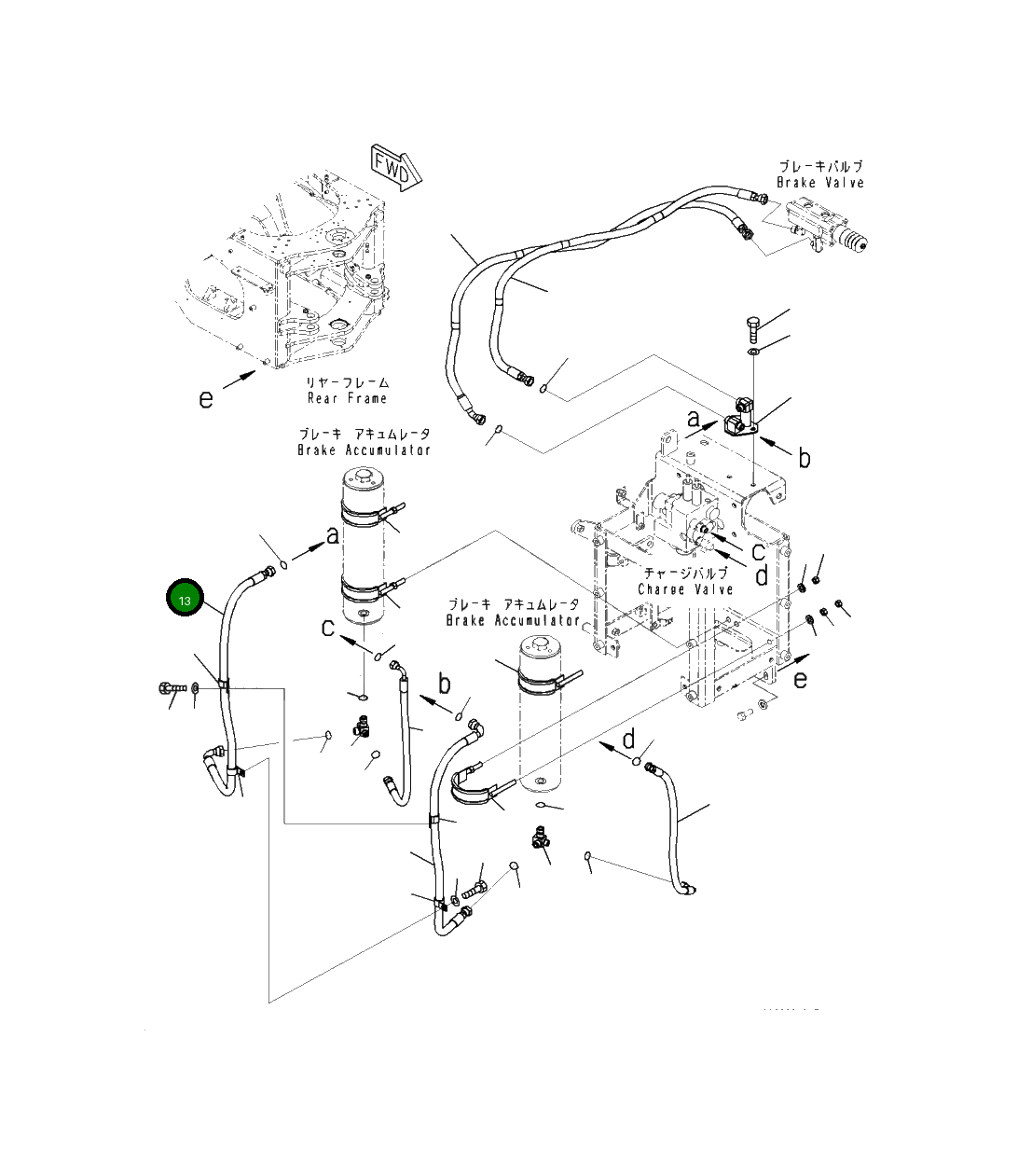 Шланг 421-43-57710 Komatsu
