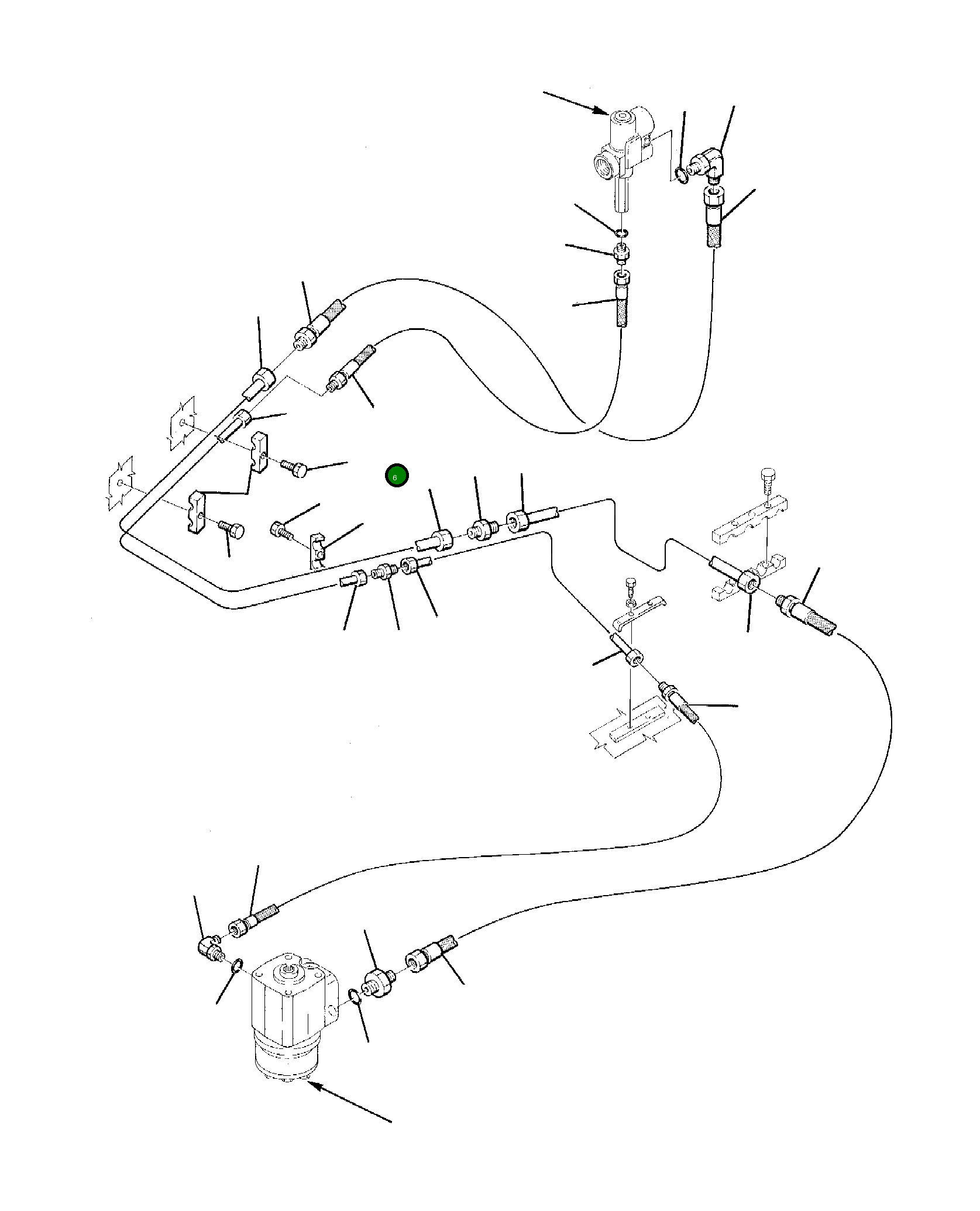 Шланг 21D-09-92430 Komatsu