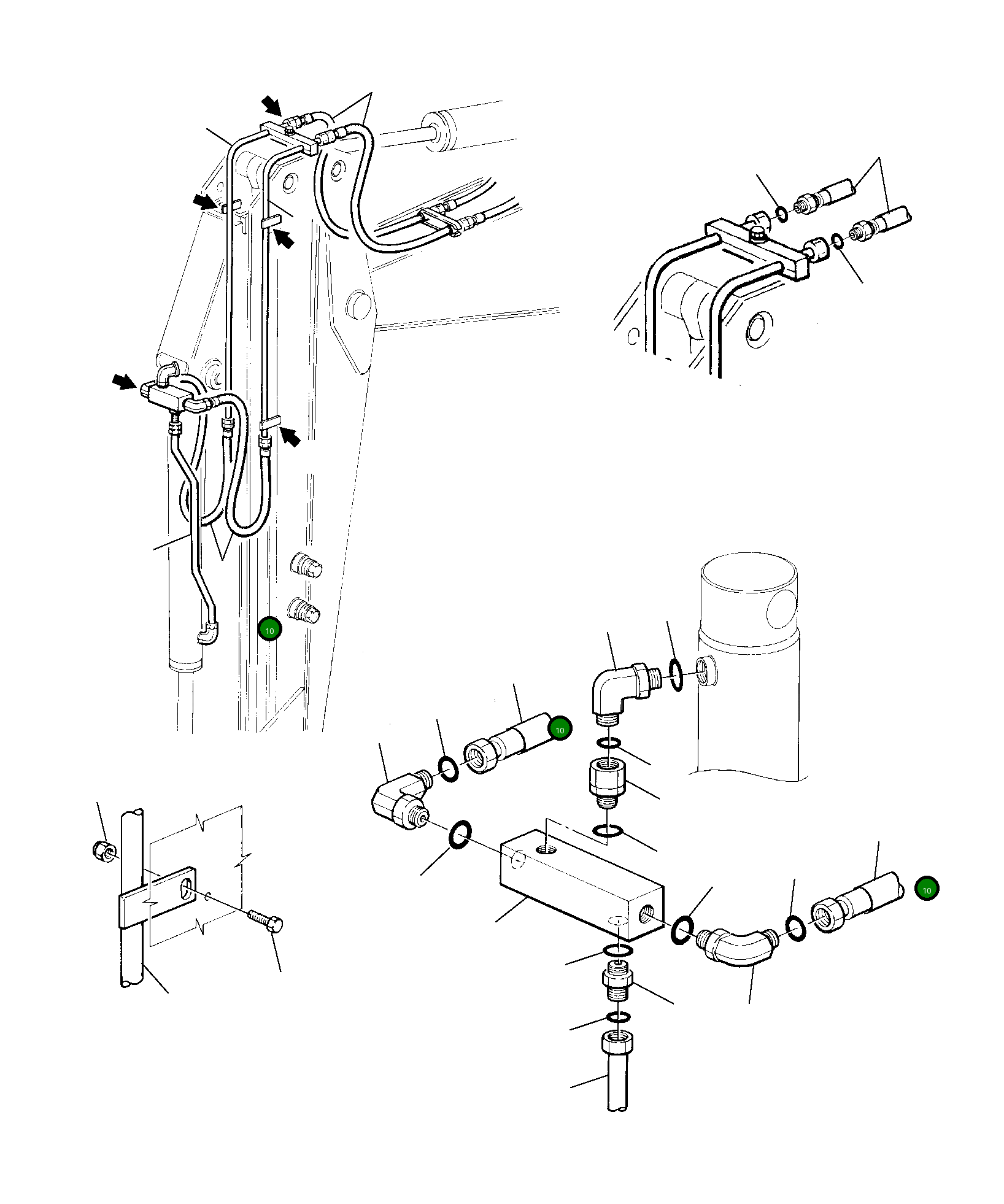 Шланг 392430033 Komatsu
