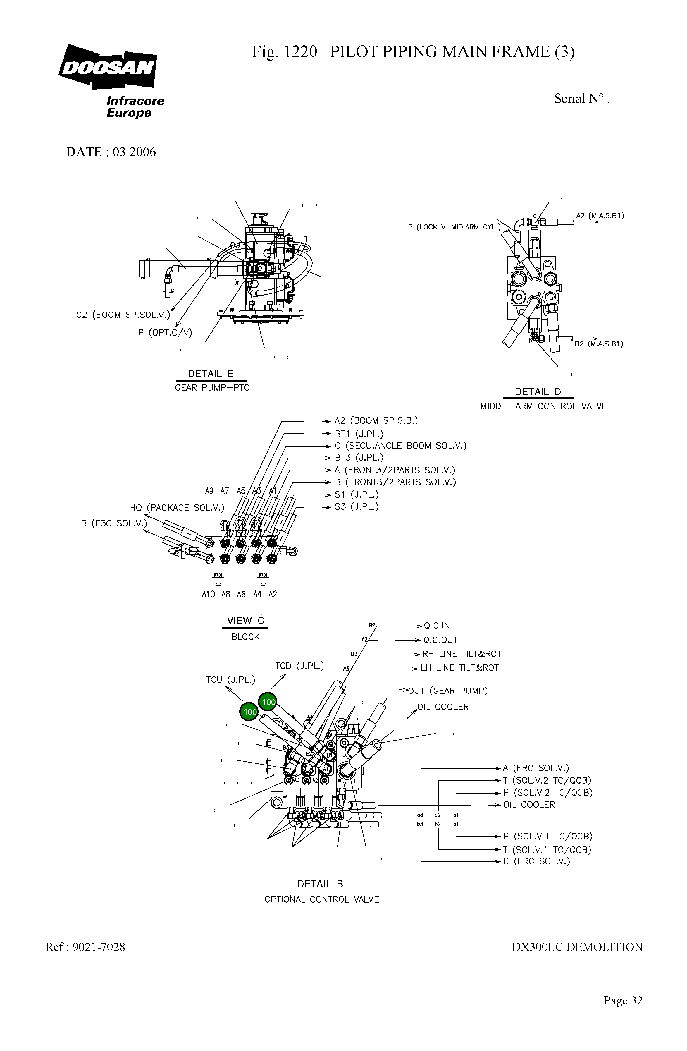 Шланг 9184-1010D204 Komatsu