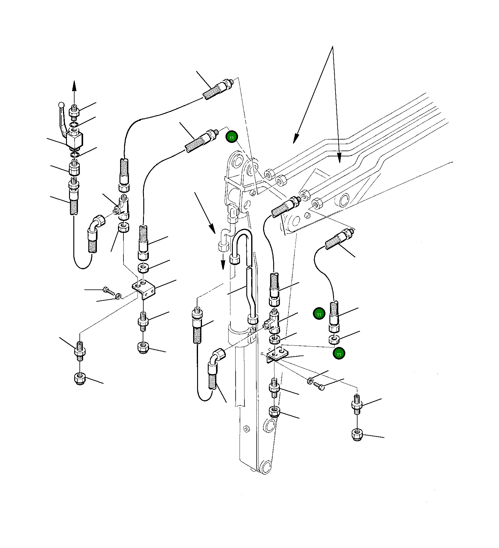 Шланг 21D-09-94710 Komatsu