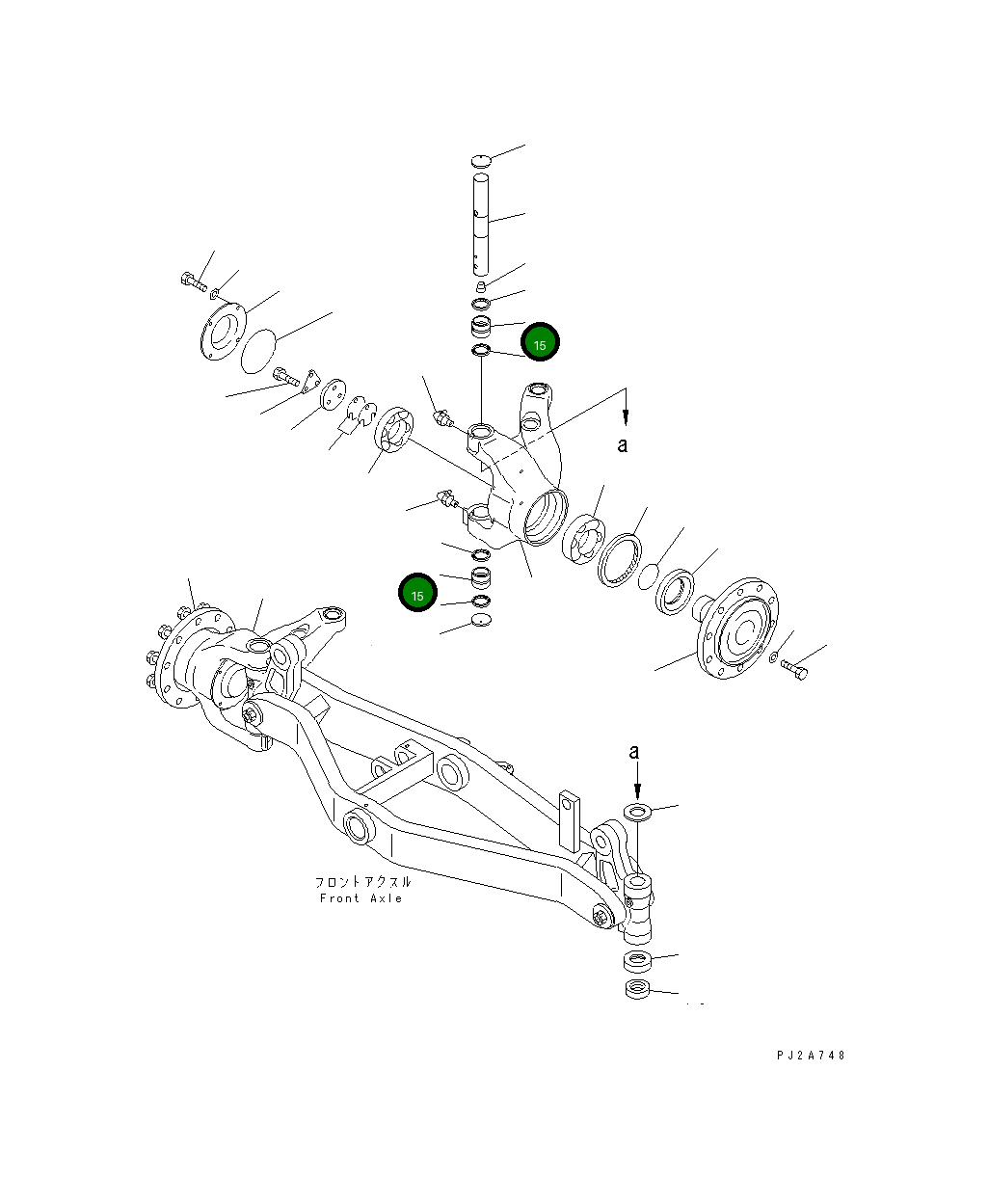 Втулка 07144-10405 Komatsu