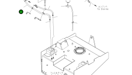 Шланг 423-04-31420 Komatsu