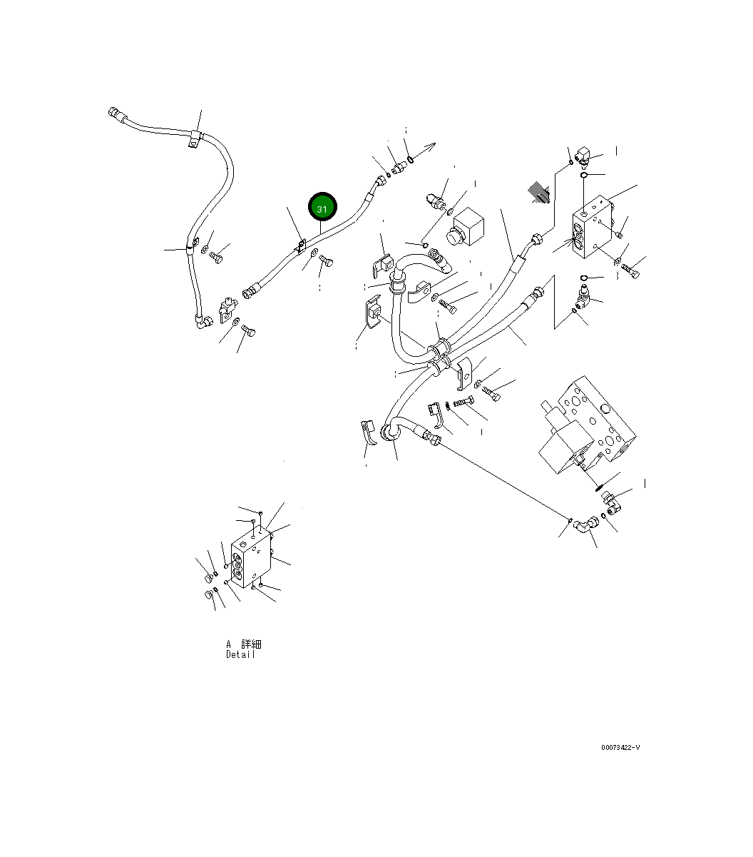 Шланг 418-62-44220 Komatsu