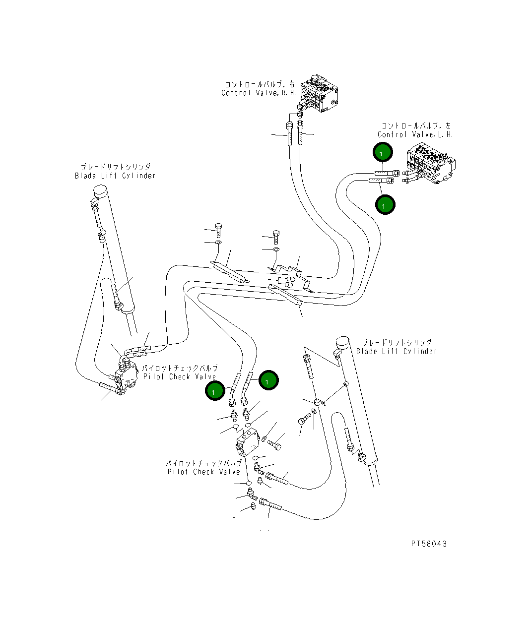 Шланг 23D-60-32111 Komatsu