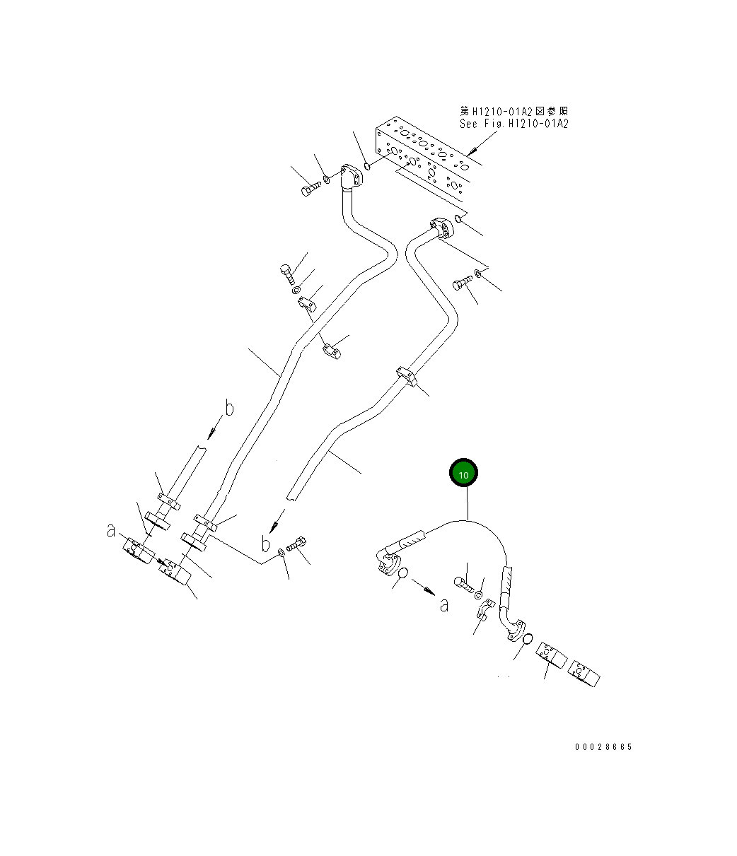 Шланг 21T-64-32360 Komatsu