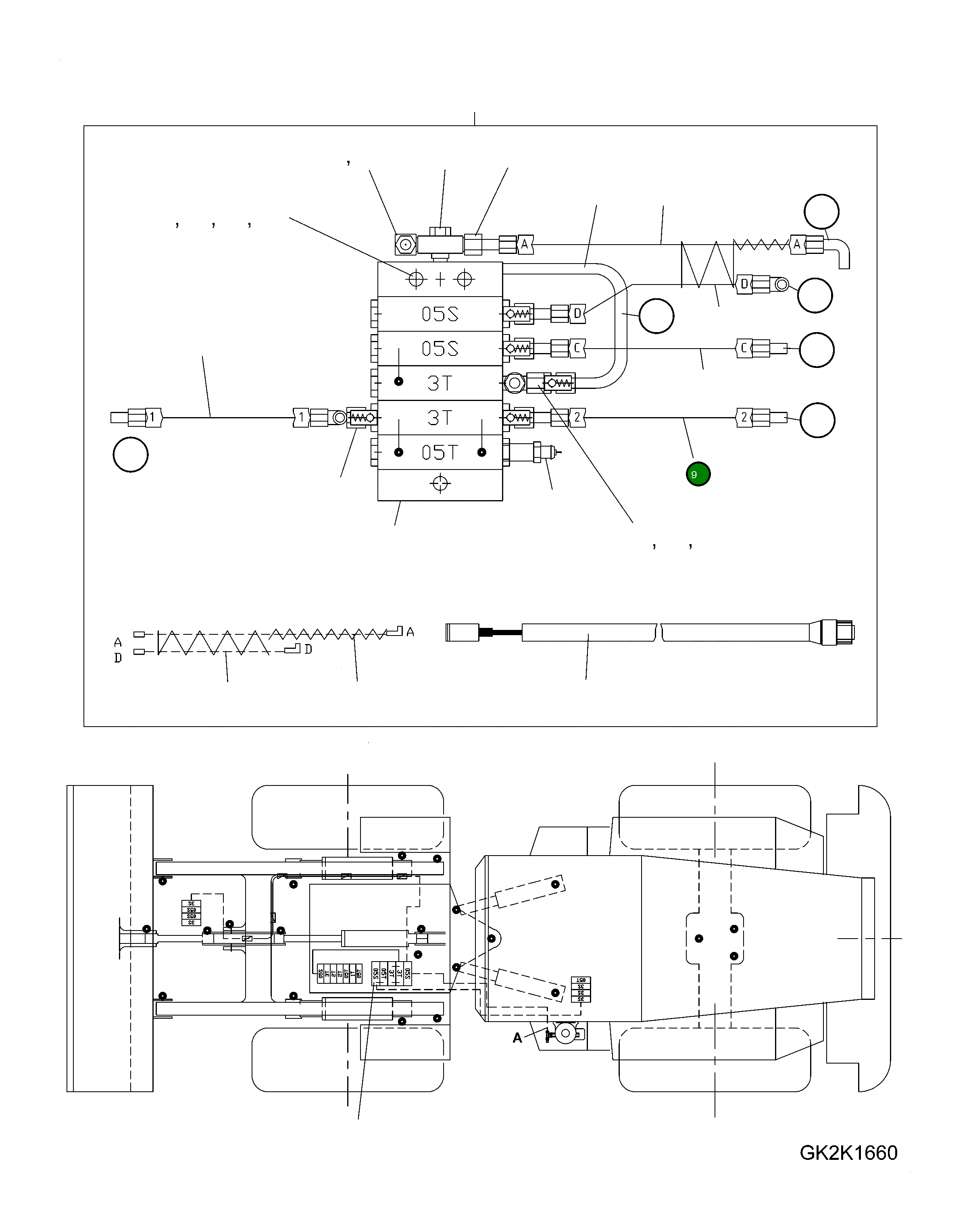 Шланг 424-09-H1700 Komatsu