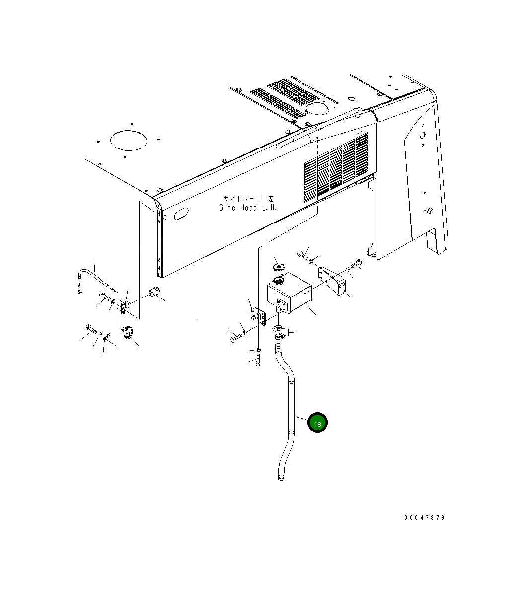 Шланг 425-03-31840 Komatsu