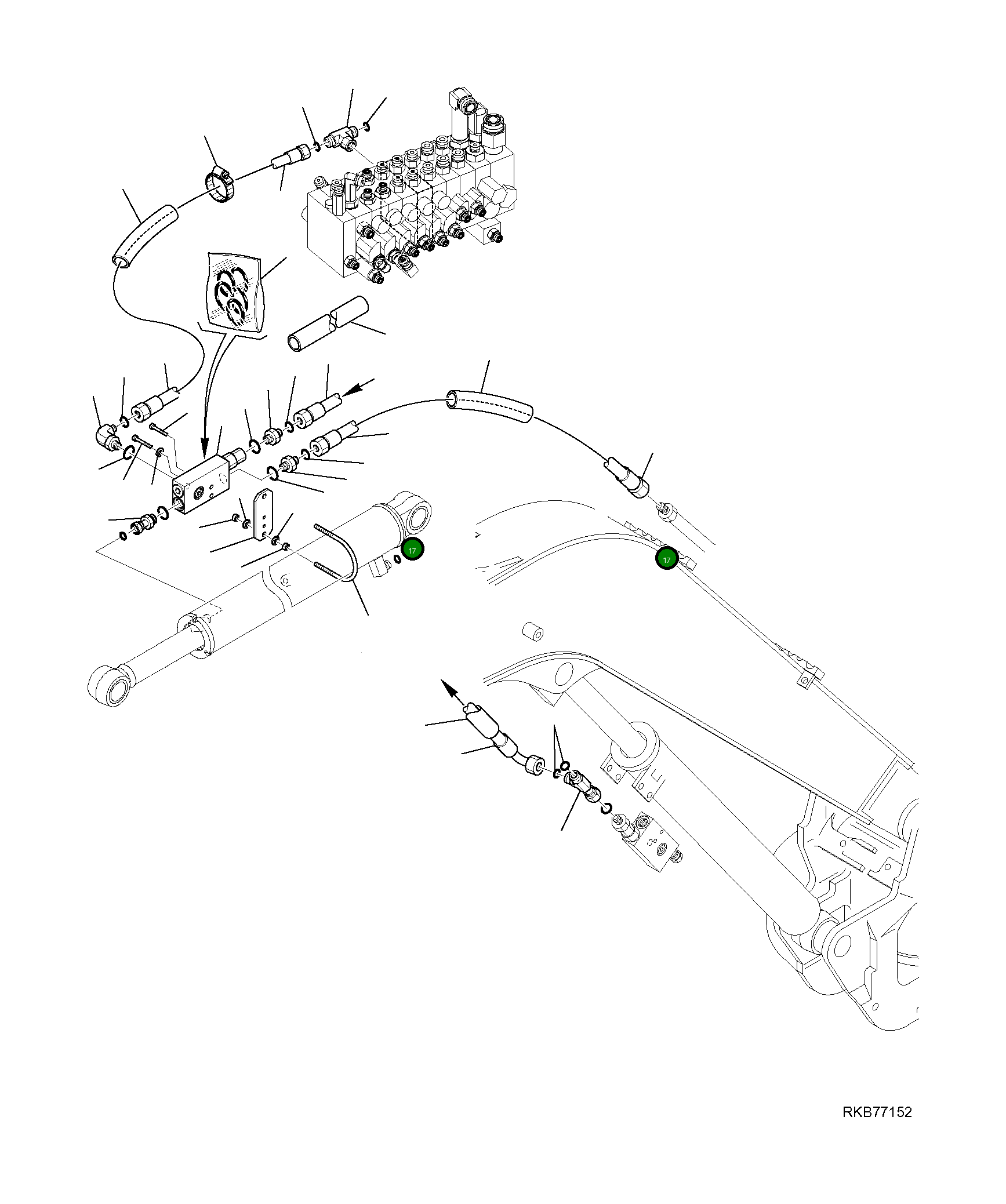 Шланг 22L-09-R1730 Komatsu