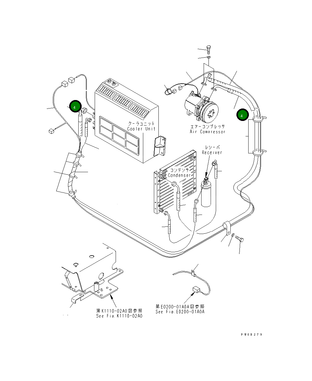 Шланг 21W-978-3821 Komatsu