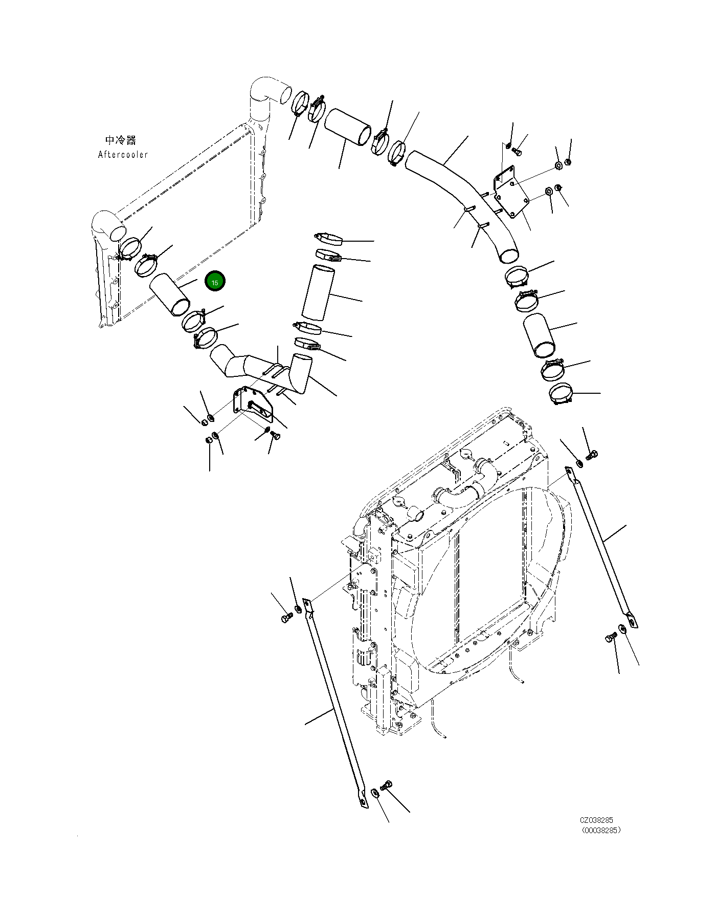 Шланг 21M-03-21231 Komatsu