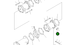 Гайка 02205-10609 Komatsu