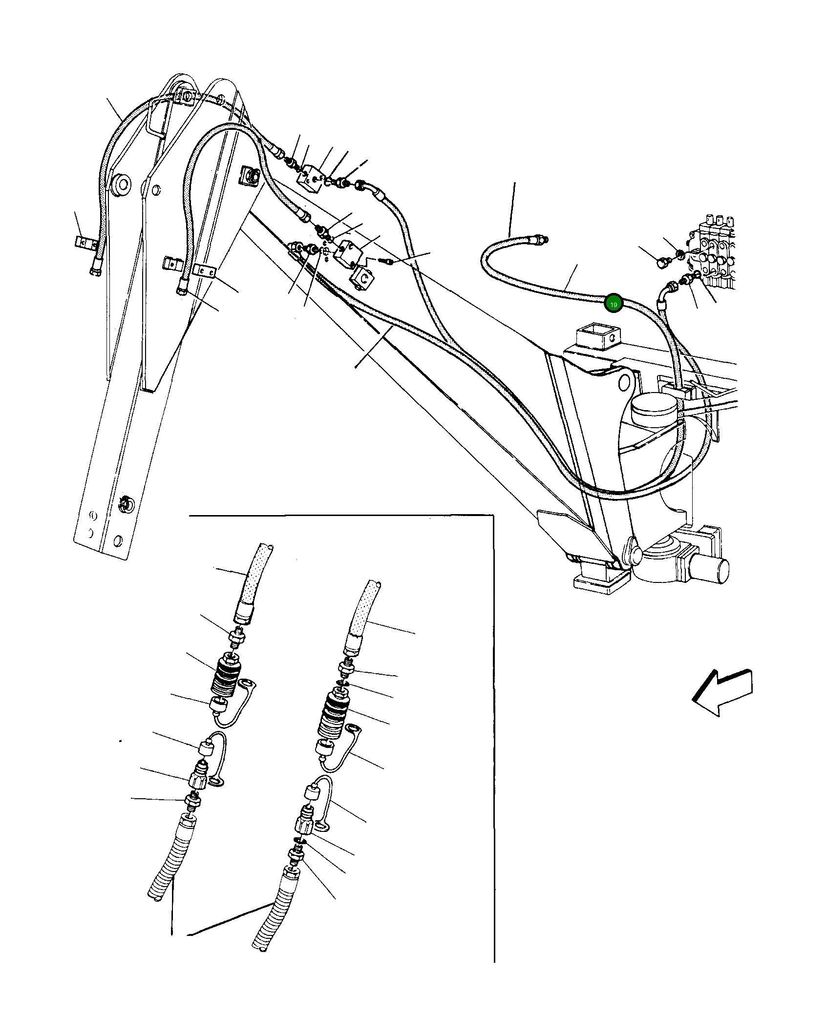 Шланг U2707012A Komatsu