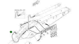 Шланг-850L 2184-1076D123 Komatsu