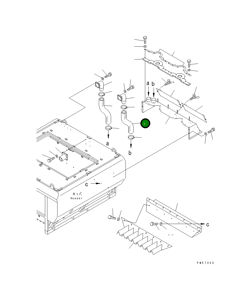 Шланг 277-70-54640 Komatsu