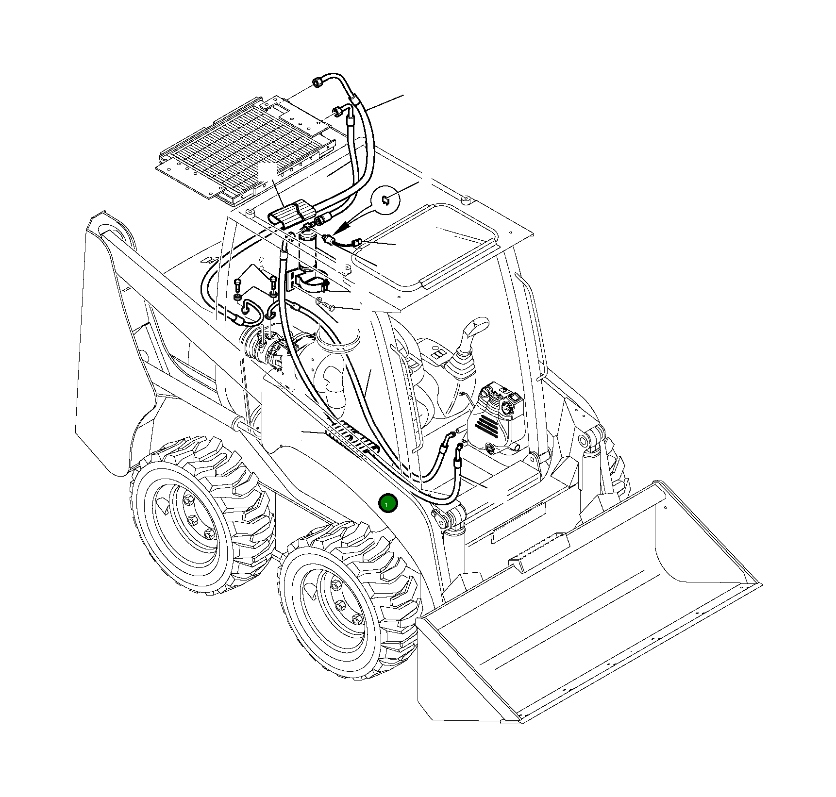 Шланг 37A-942-1410 Komatsu