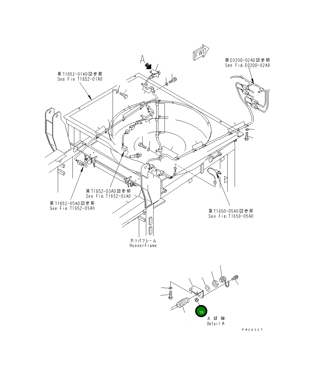 Гайка 01580-20202 Komatsu