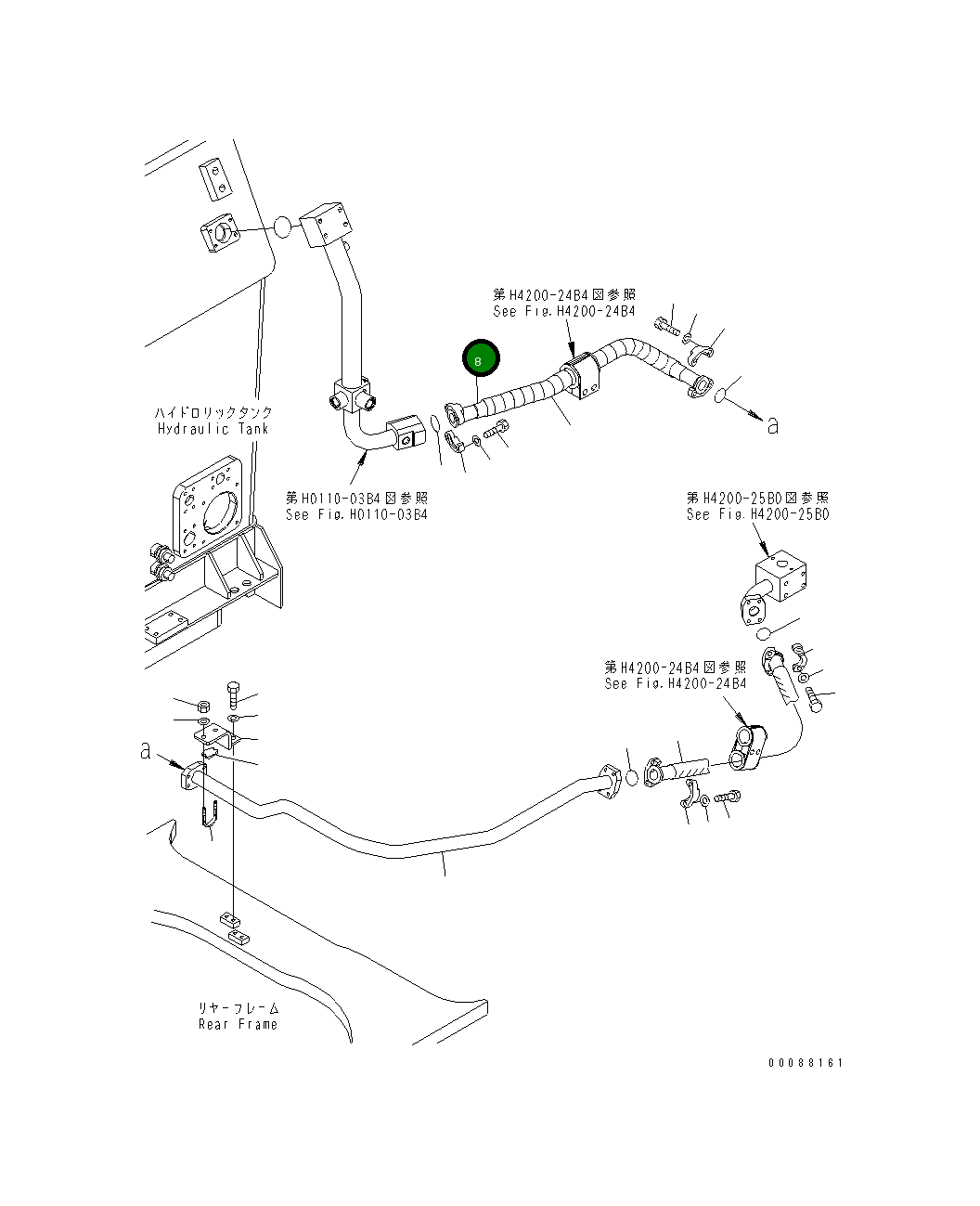 Шланг 427-62-24230 Komatsu