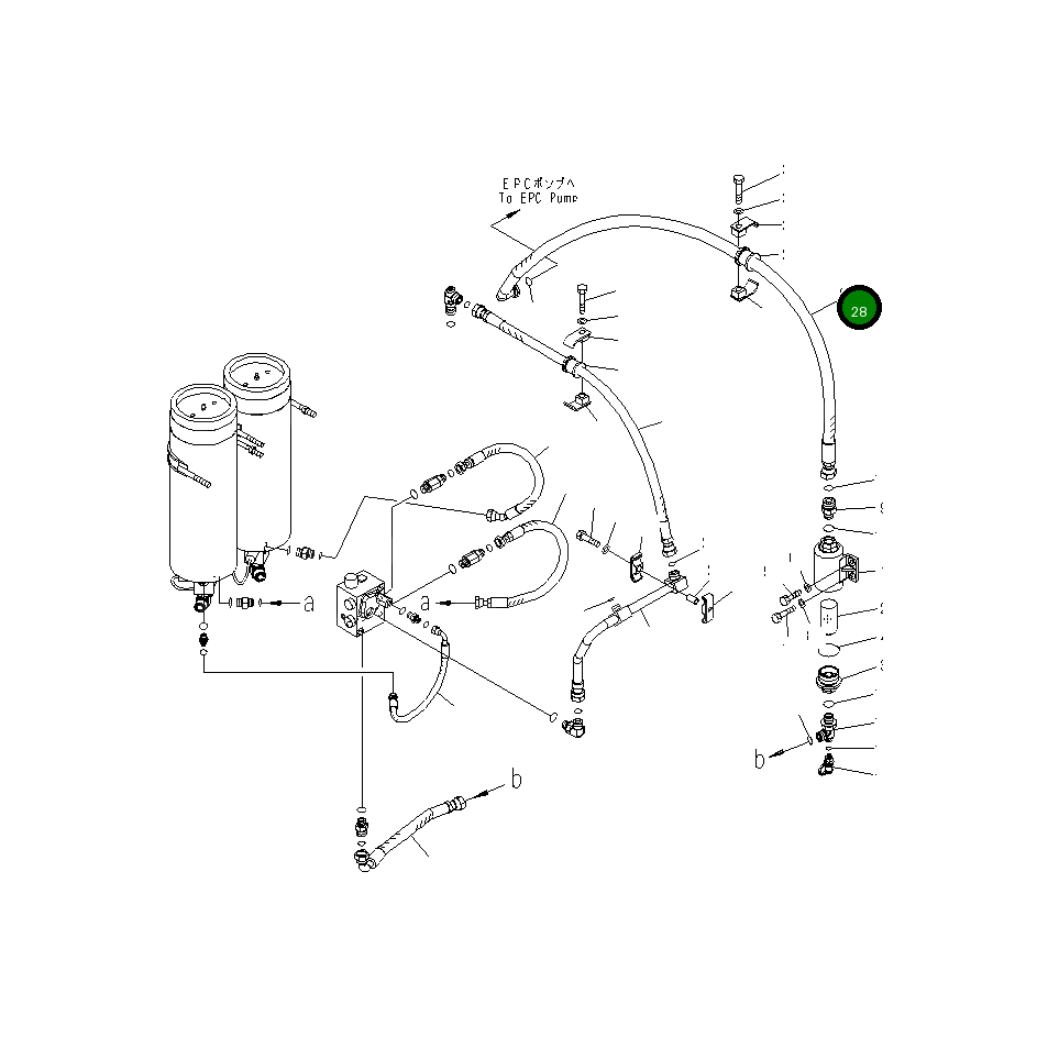 Шланг 426-43-36540 Komatsu
