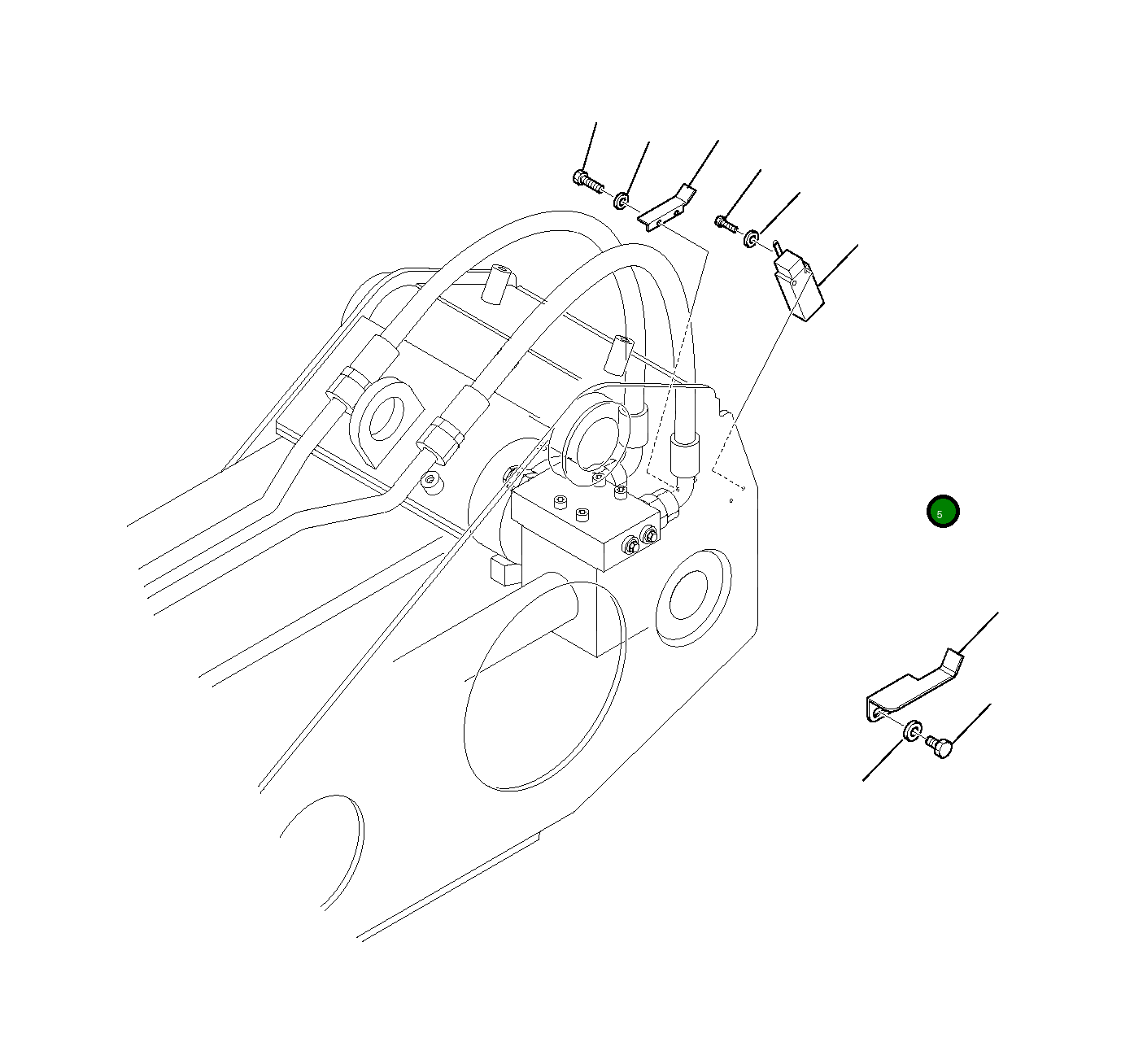 Винт 01252-70435 Komatsu
