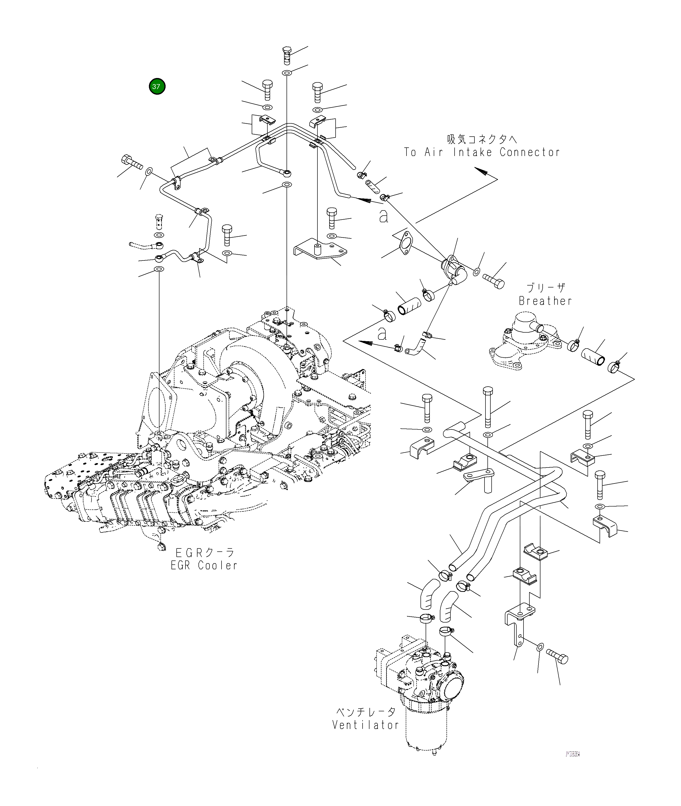 Шланг 6262-11-6870 Komatsu
