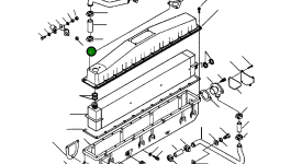 Гайка - HEAVY HEX 1238 079 H1 Komatsu