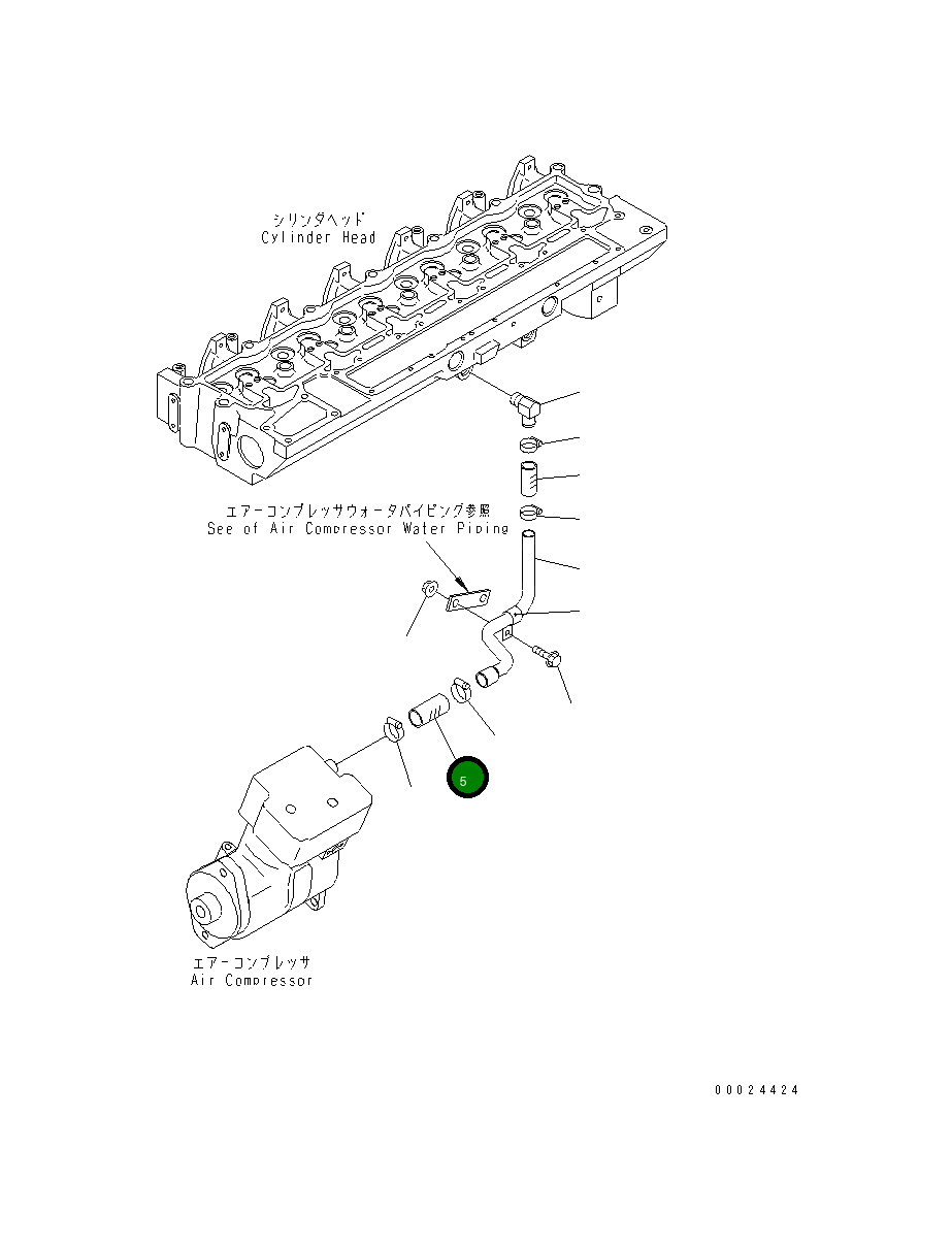 Шланг 6743-81-1220 Komatsu