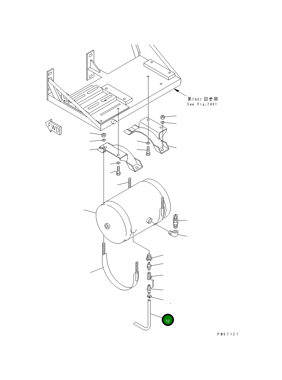 Шланг 277-808-5410 Komatsu