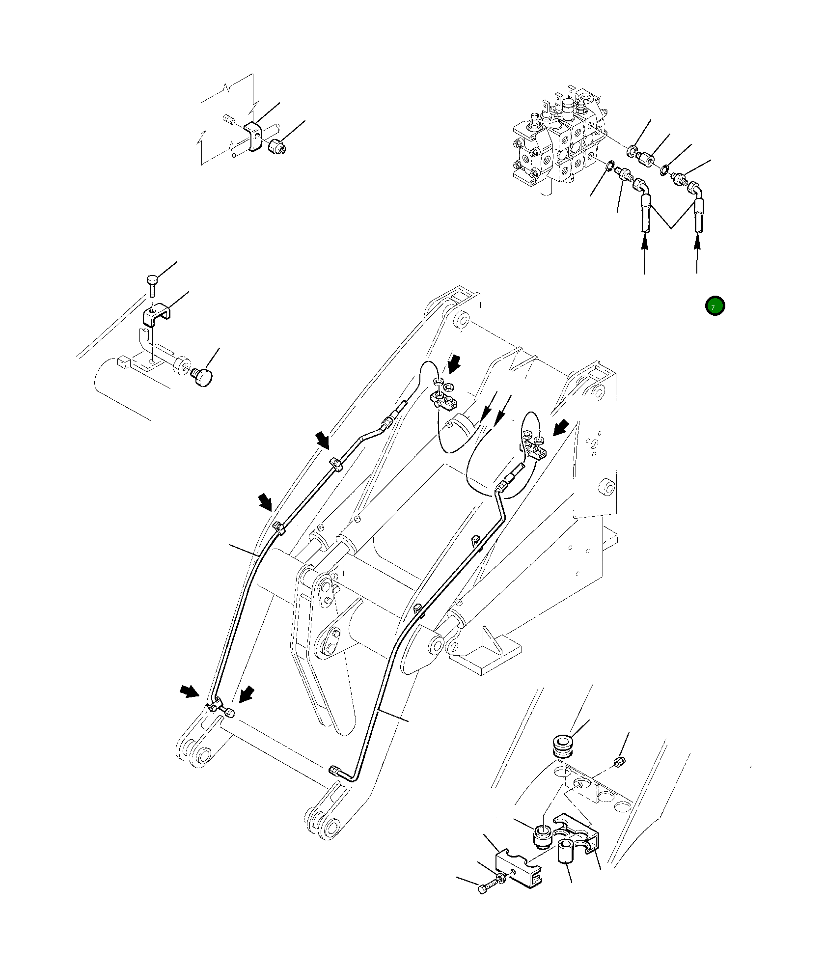 Шланг 392072002 Komatsu