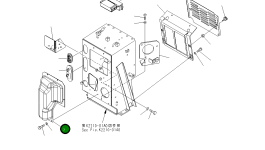 Воздуховод 17A-Z11-7590 Komatsu