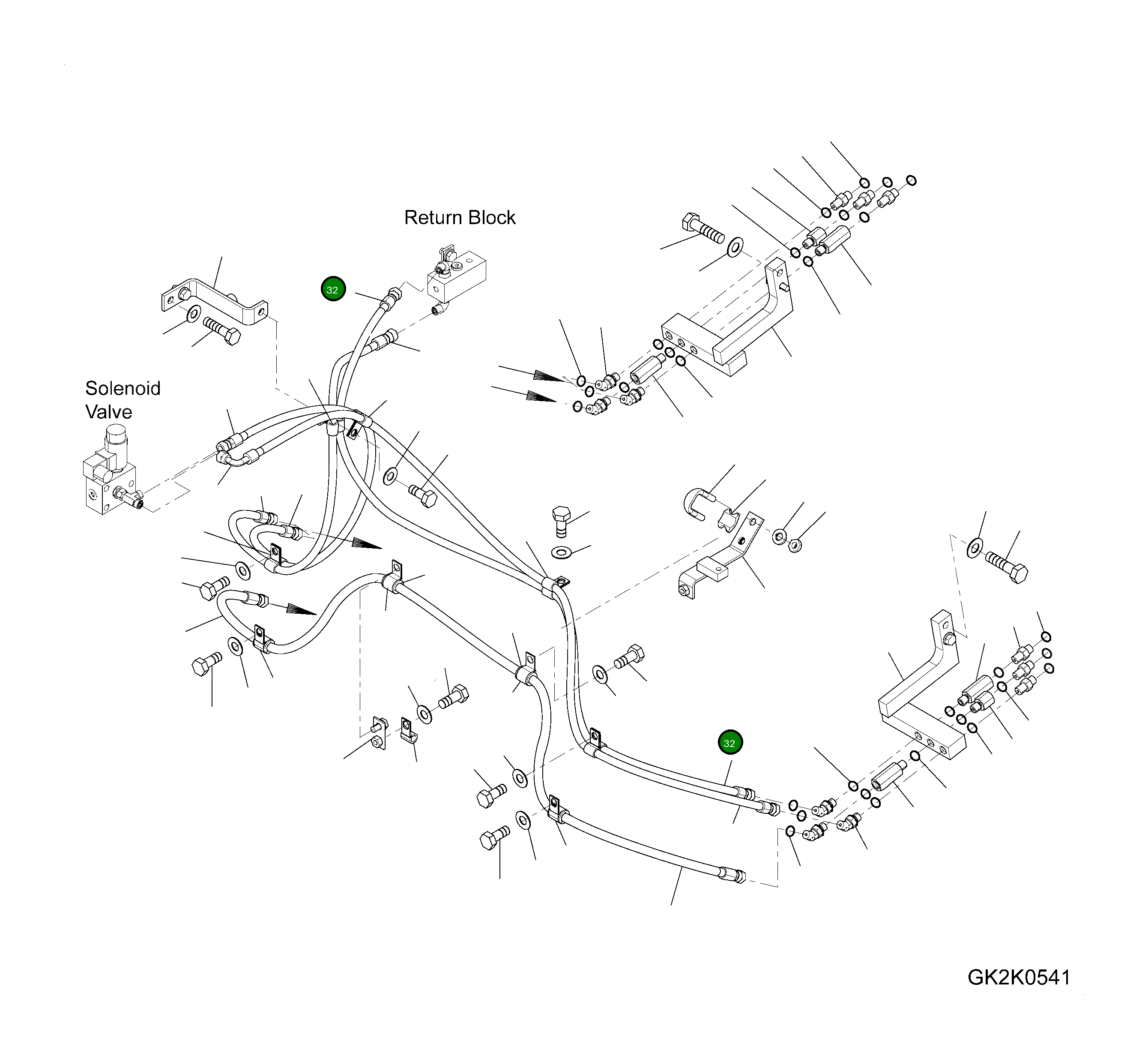 Шланг 419-T90-4950 Komatsu