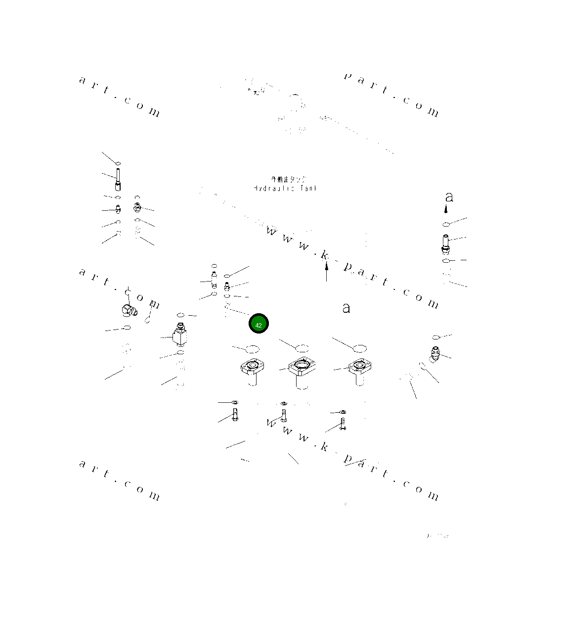 Шланг 418-62-52760 Komatsu