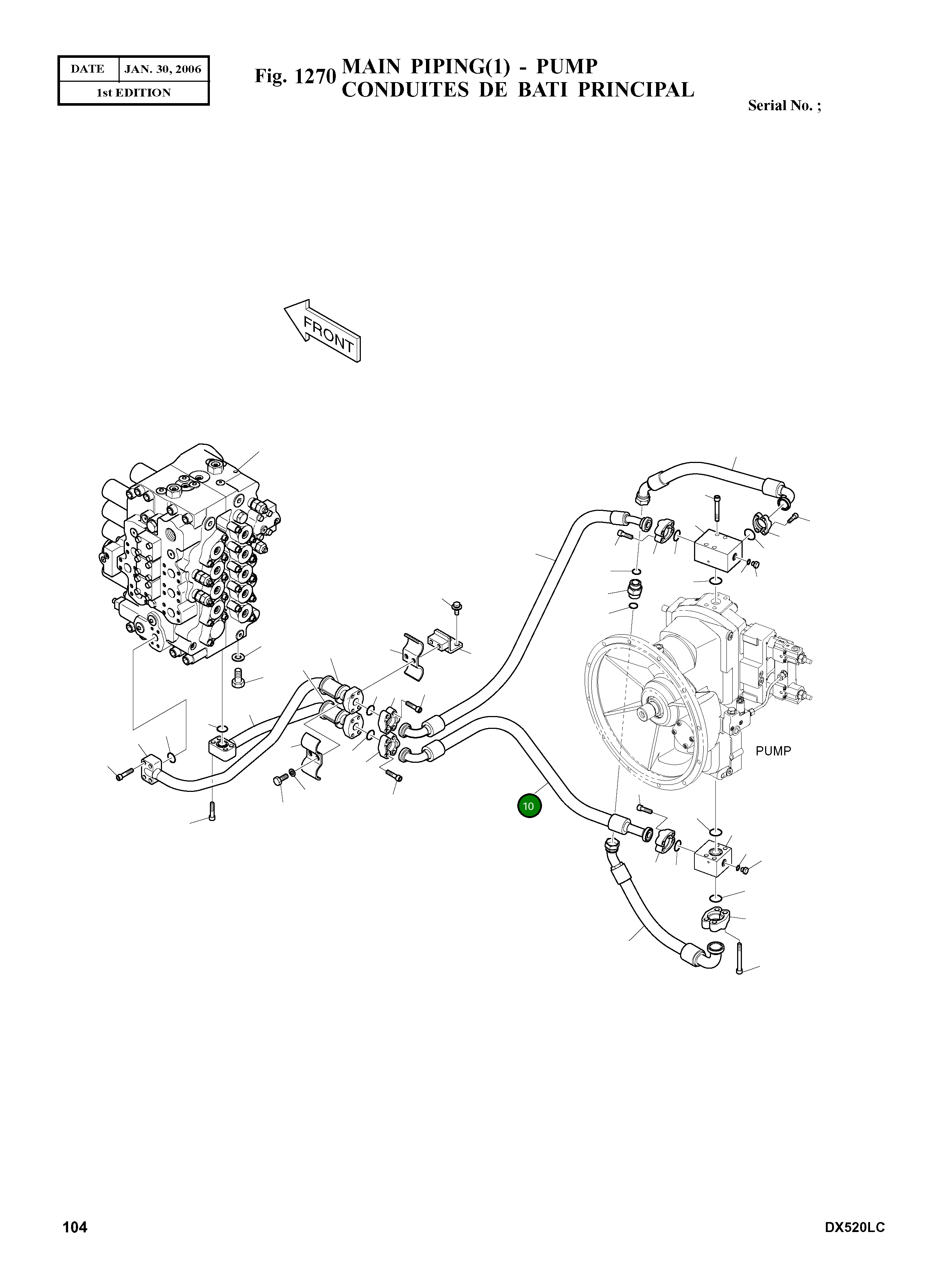 Шланг DS2040410 Komatsu