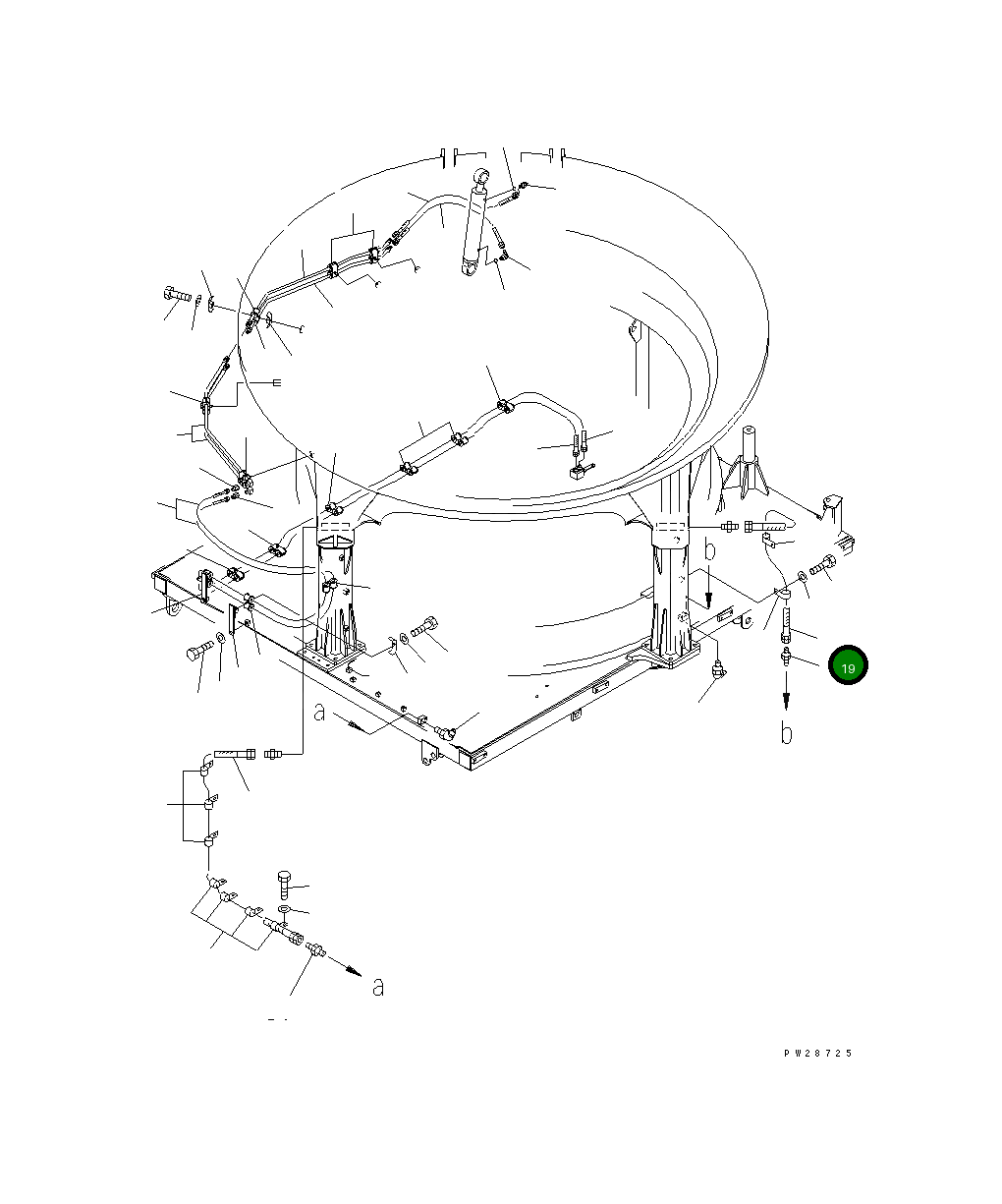 Шланг 8287-70-4370 Komatsu
